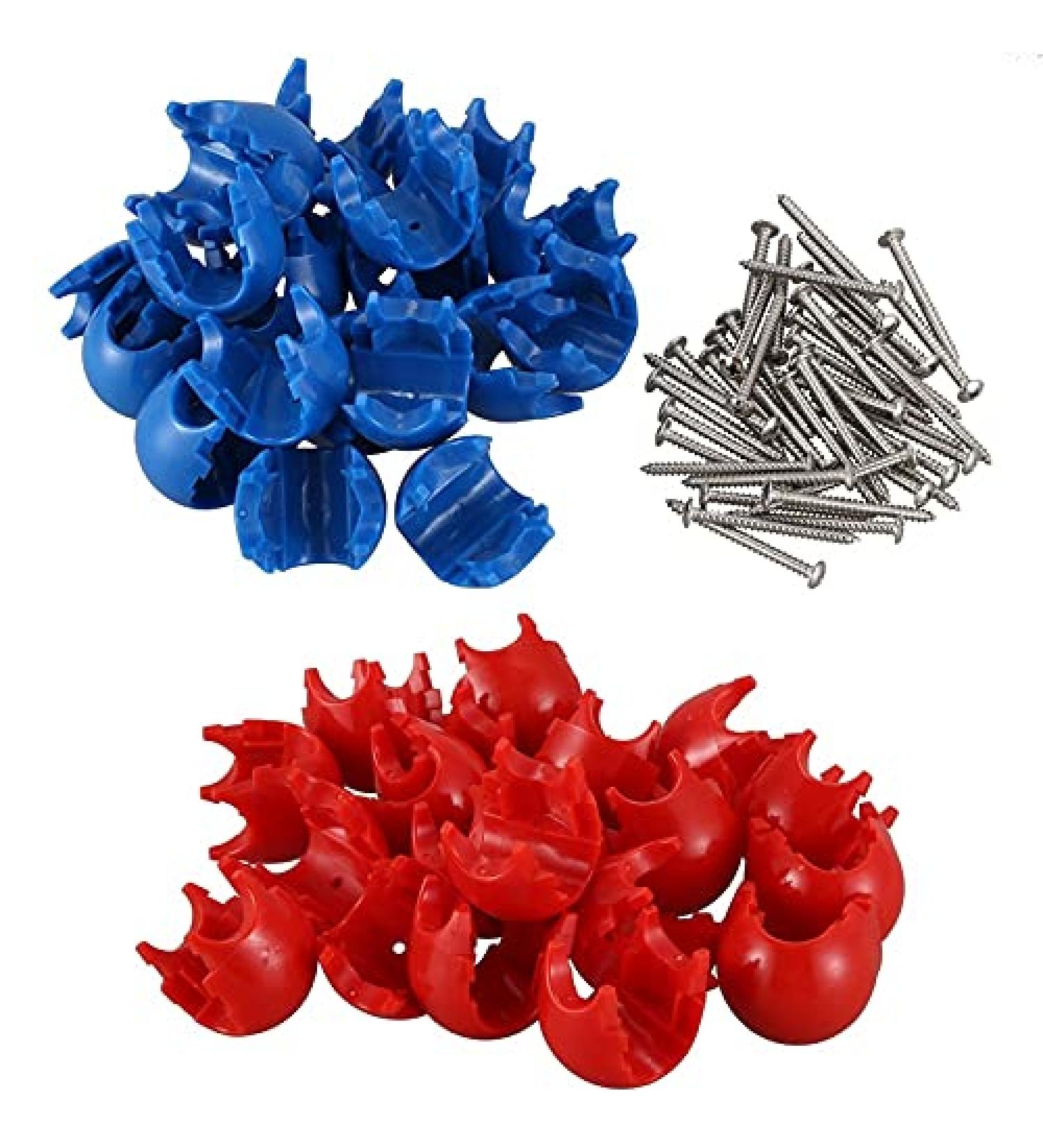 POOSR 20-Piece Climbing Rope Net Set - 12mm Plastic Connectors & Buckles for Outdoor Swing Climbing Accessories - Buy Online on GoSupps.com