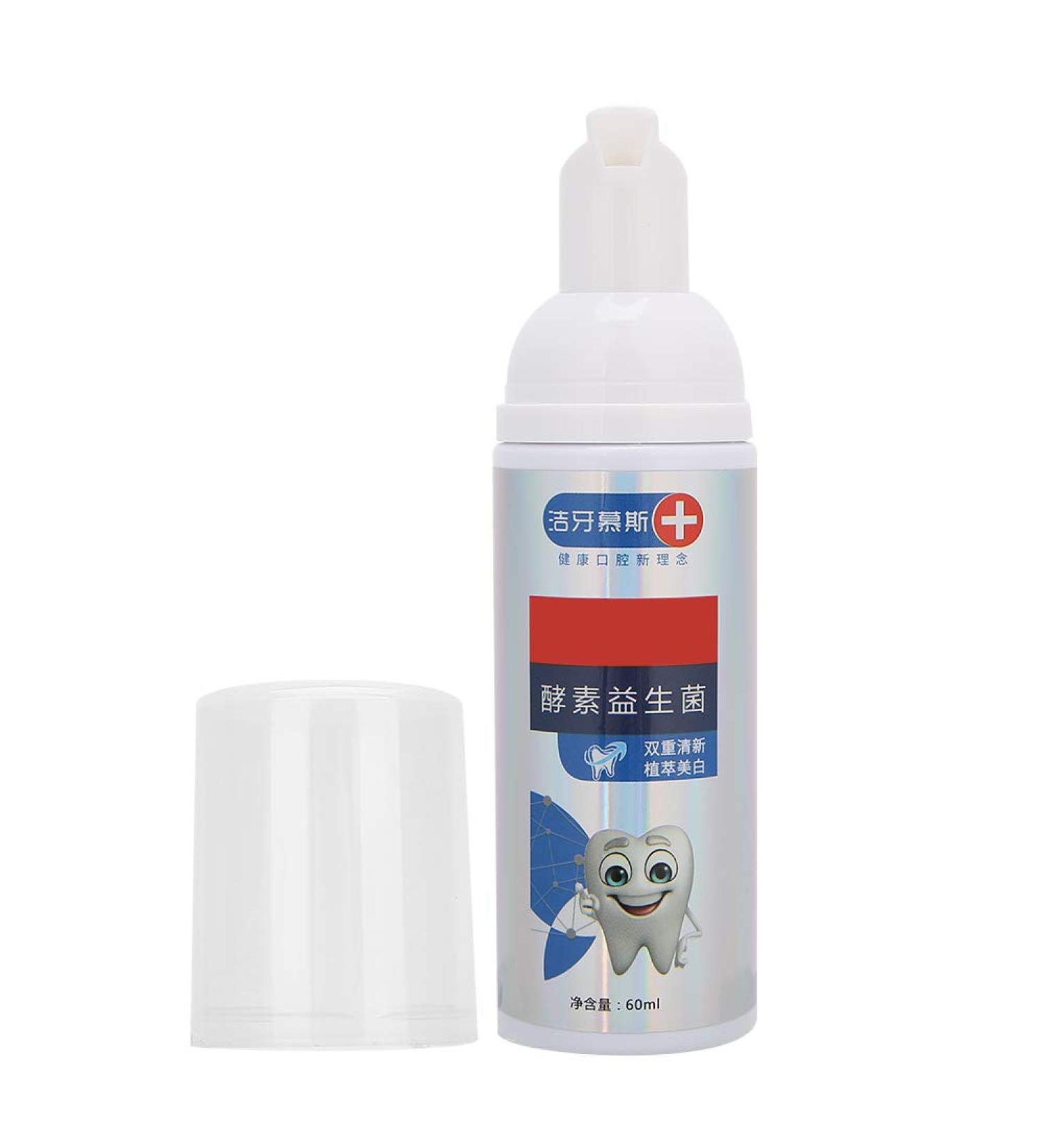 Kids Tooth Cleaning Mousse - Strawberry Flavor Foam Toothpaste for Oral Care | International Shipping Available - Buy Online on GoSupps.com
