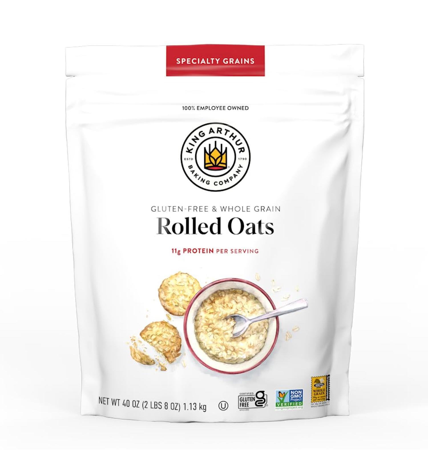 King Arthur Baking Company Flocons d'avoine sans gluten et grains entiers 1 1 kg. - Buy Online on GoSupps.com