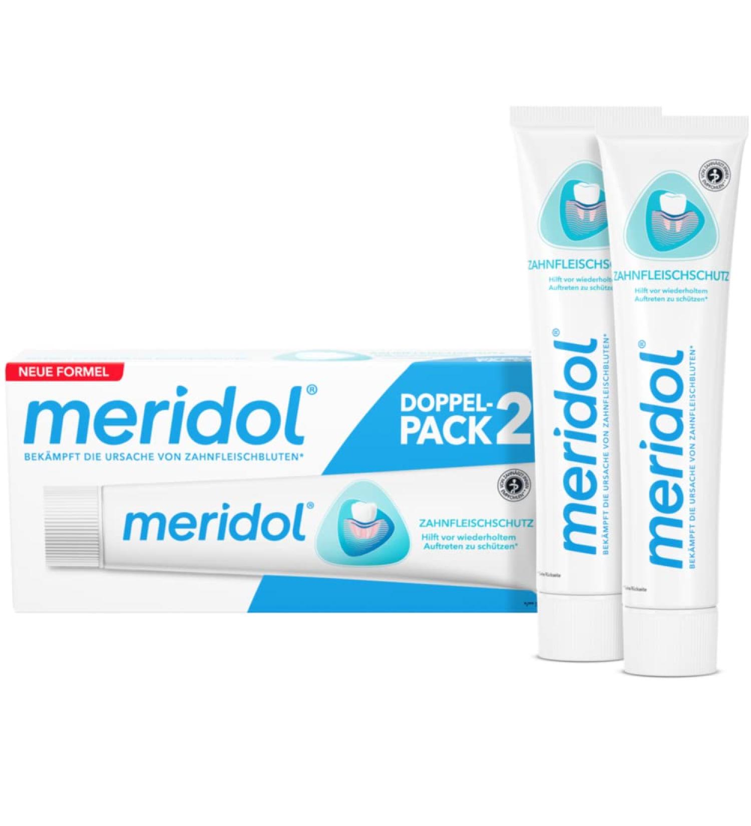 meridol Toothpaste Double Pack - 2x75ml (150ml) for Complete Oral Care - Buy Online on GoSupps.com