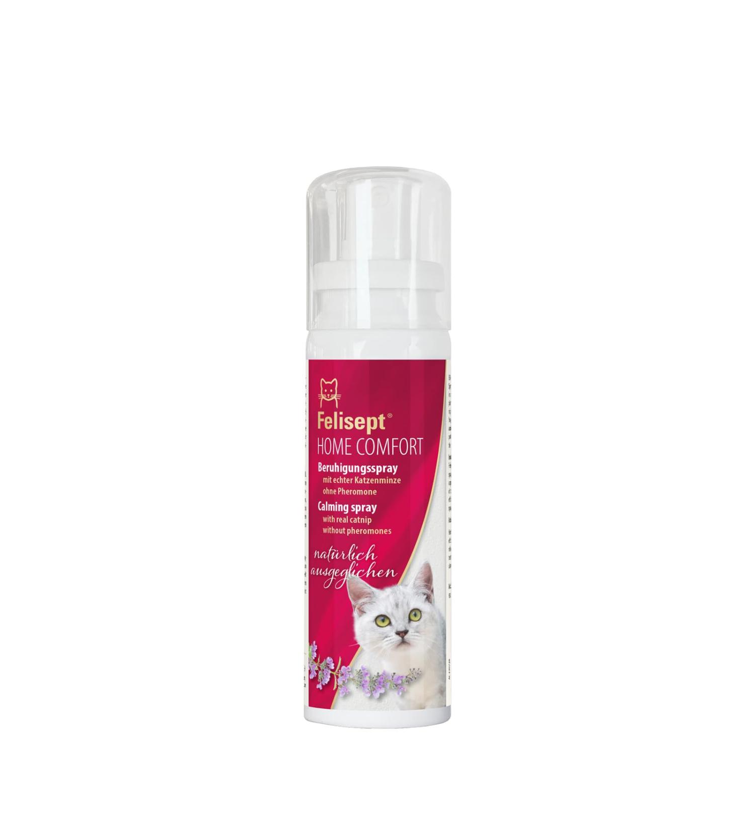 Felisept Home Comfort Catnip Spray 100ml - Natural Sedative & Anti-Scratch Solution for Cats - Buy Online on GoSupps.com