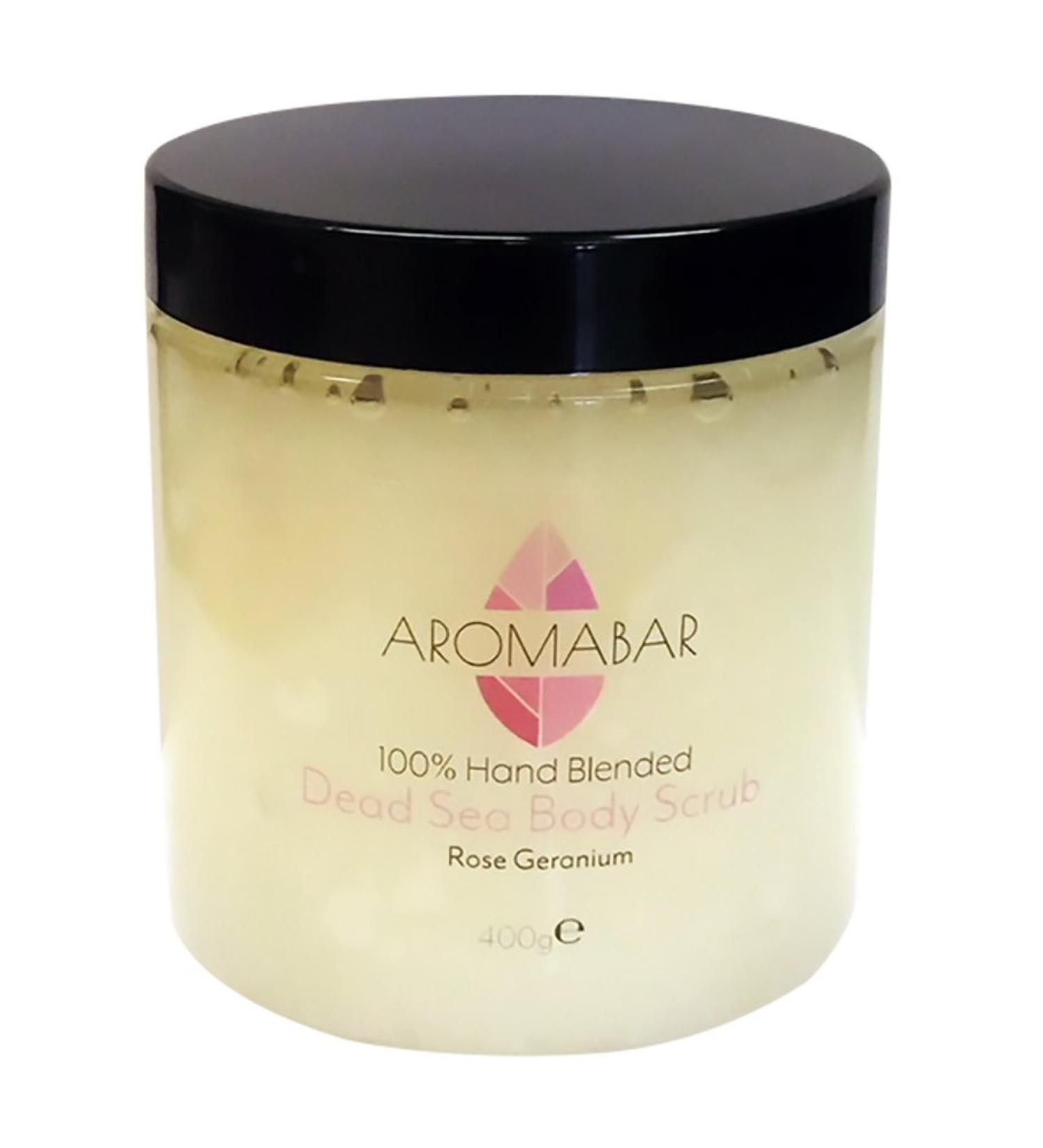 Rose Geranium Dead Sea Body Scrub 400g