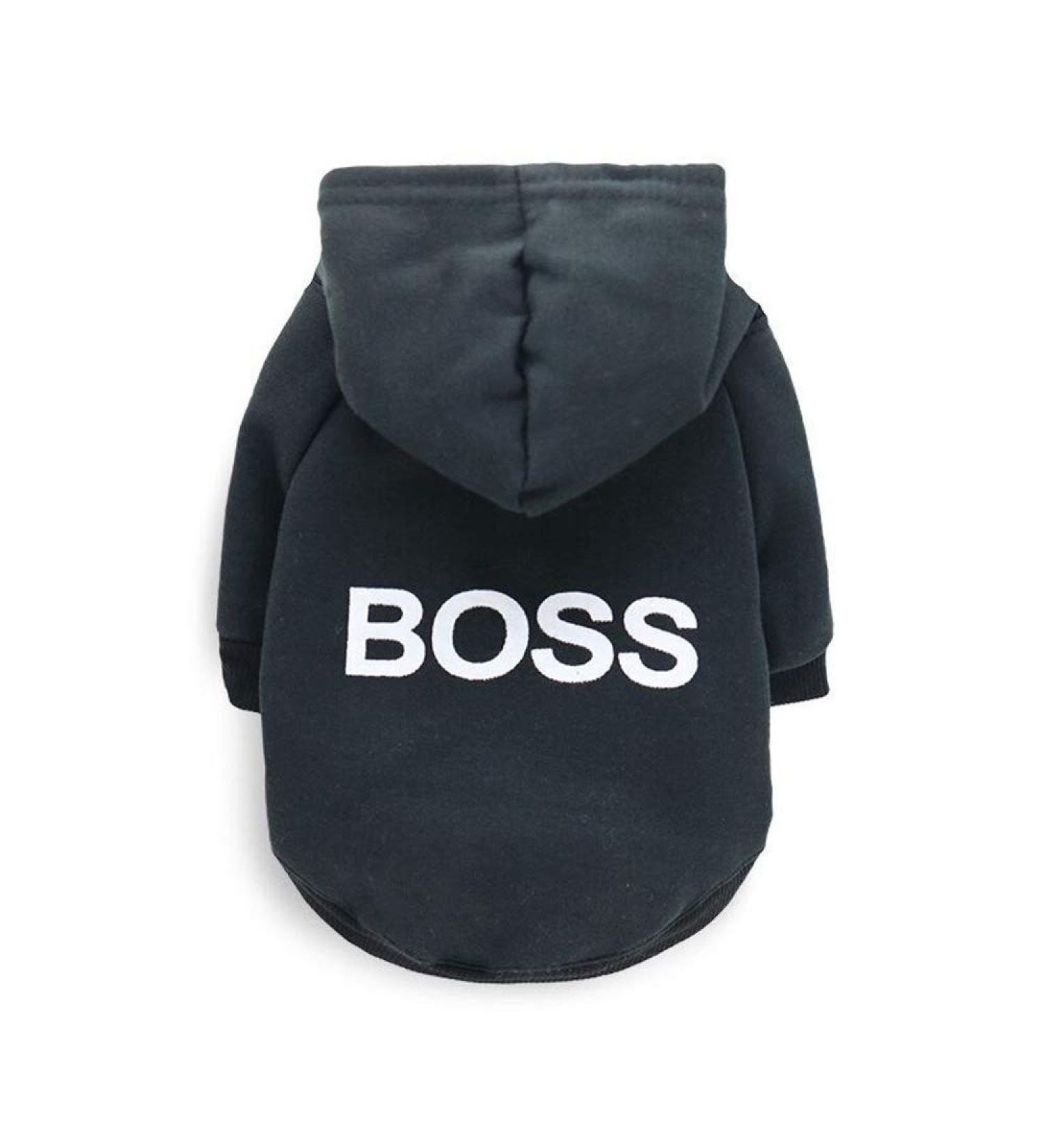 Dog Hoodie Fashion Soft Cotton Puppy Hoodie Pet Clothes Warm Autumn Winter Coat for Cats Small Dogs Medium Dogs (X-Small Black) X-Small (Under 3.3lb) Black