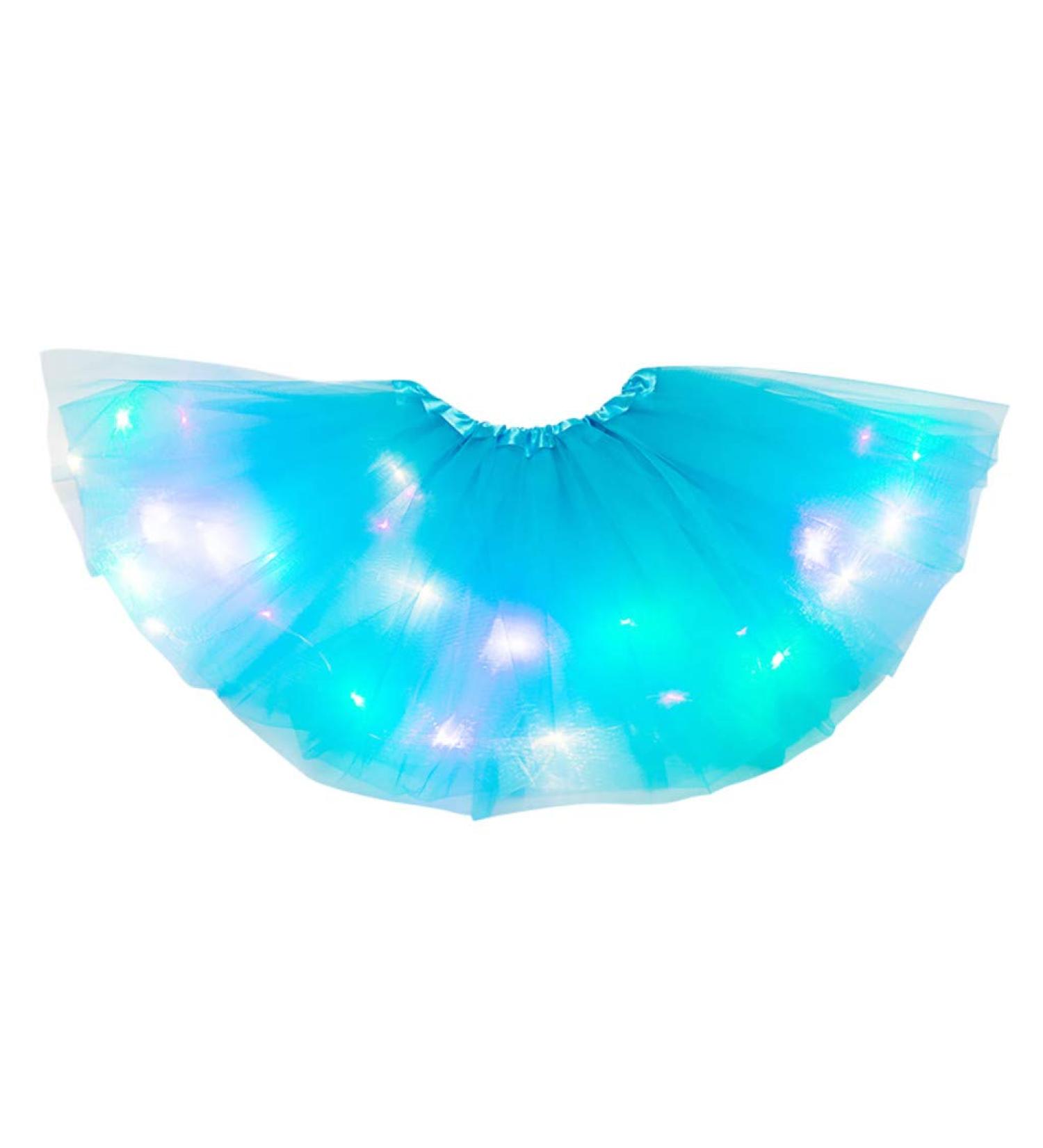 Buy Tulle Skirts for Women | Carnival Costumes Mini Tutus & Evening Wear - Orange & Sky Blue - Buy Online on GoSupps.com