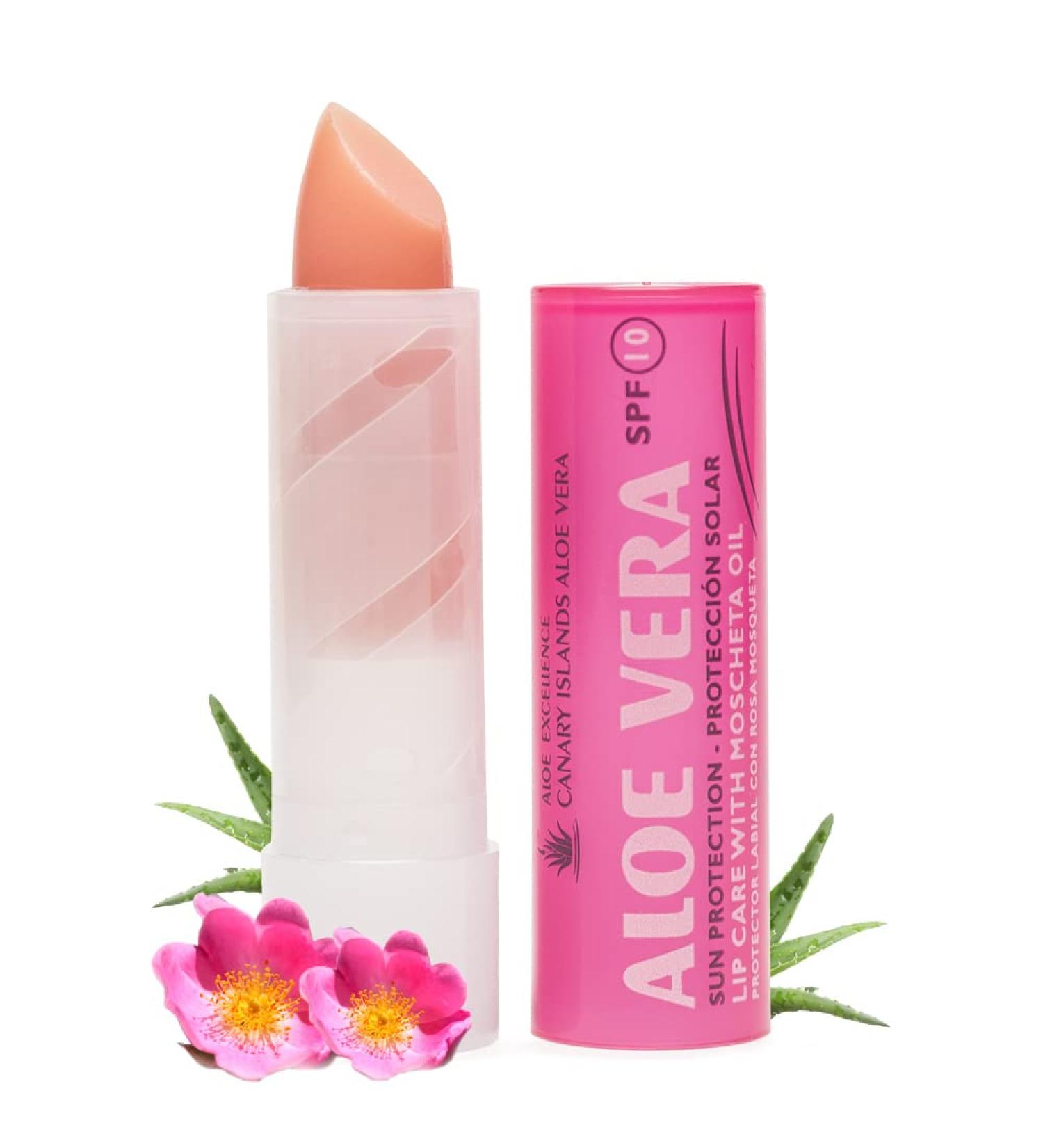 Buy Aloe Excellence Lip Gloss with Cocoa Butter & Aloe Vera | Moisturizing Lip Care from Canary Islands - Buy Online on GoSupps.com