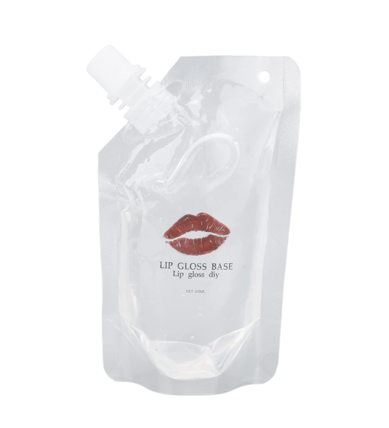 LIZEALUCKY 100ml Moisturizing DIY Lip Gloss Base Lip Balm Material Gel Organic Lipctisk Lip Glow Lip Glaze Base for Making Your Own Lip Plumper Lip Tint Lip Primer - Buy Online on GoSupps.com