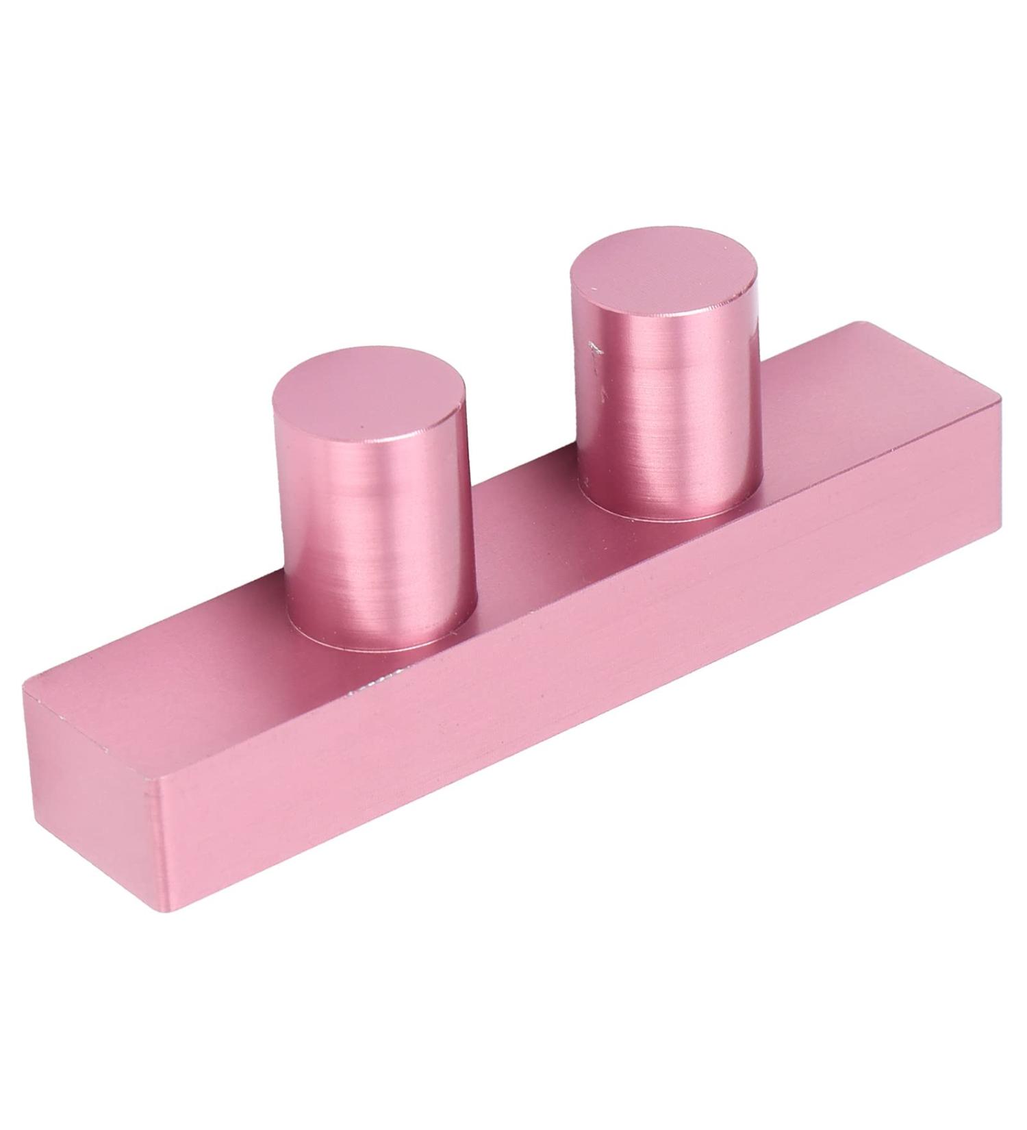DIY Lipstick Mold 2 Hole Aluminum Makeup Tool for DIY Lipstick Fill Match Own Colour - Buy Online on GoSupps.com