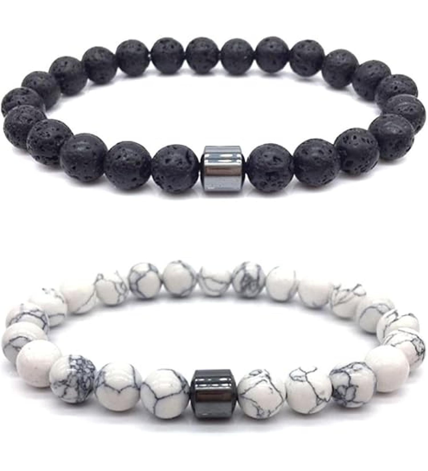 TACBSP Smoking Cessation Bracelet for Women Men Quit Smoking Bracelet Anti Anxiety Bracelet Anti Smoke Therapy Bracelet Spiritual Bracelets for Women Men - Buy Online on GoSupps.com