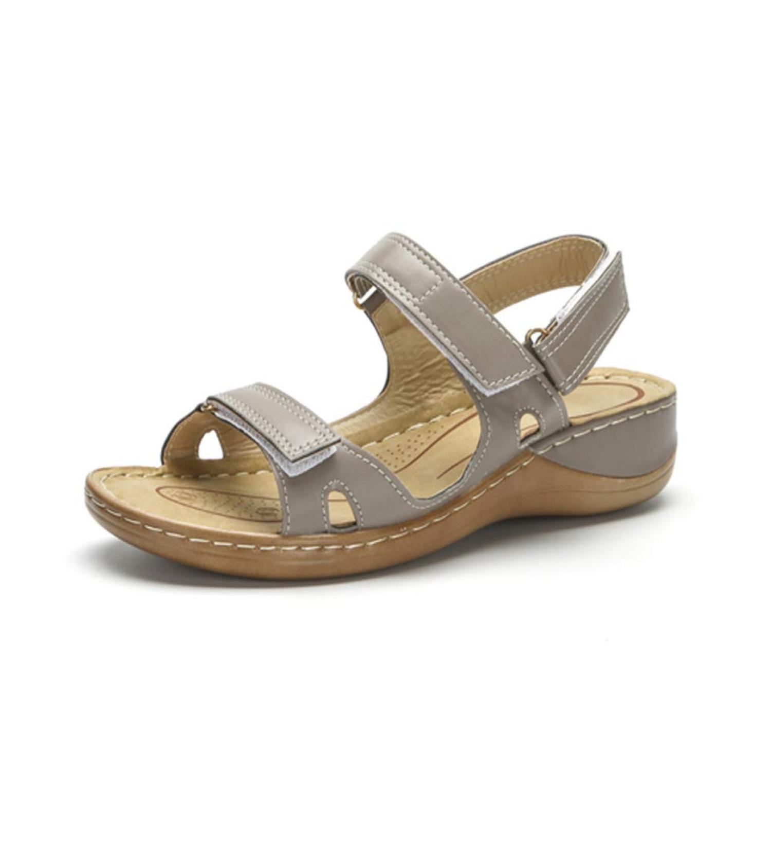 Shop Creev Women's High-Quality Orthopedic Open Toe House Shoes | Breathable Non-Slip Flip-Flops | Summer Beach Footwear (Gray 35/39 EU) - International Shipping Available - Buy Online on GoSupps.com