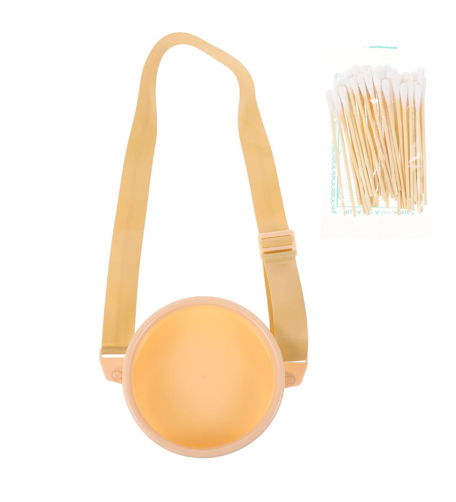 Healifty Stoma Ostomy Waterproof Bath Cover Set with Adjustable Belt - Skin Color | Shower Stoma Cover for Ostomy Supplies - Buy Online on GoSupps.com