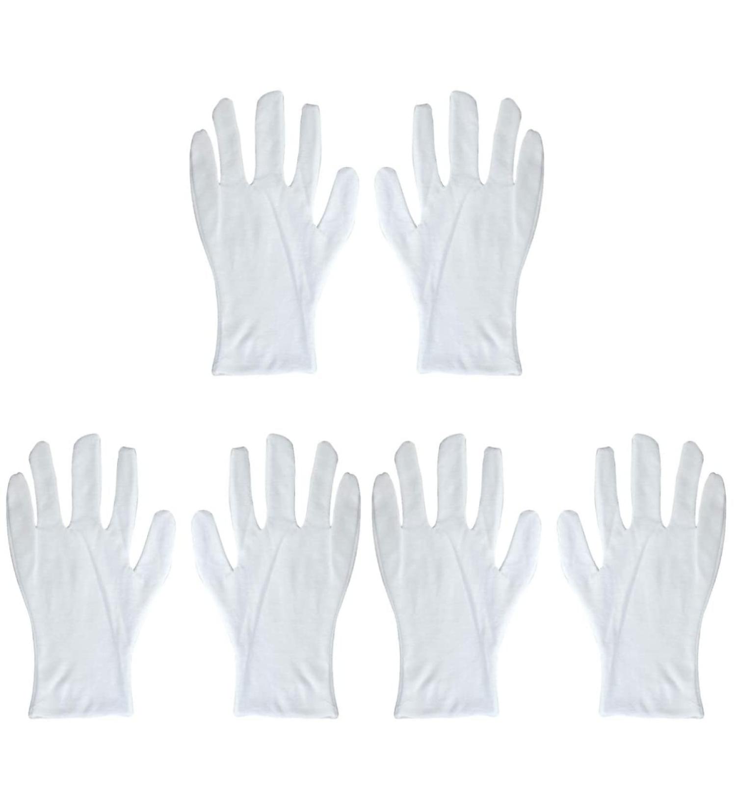 Beavorty 18 Pairs Cotton Gloves White Gloves Ceremonial Gloves Medium Size Gloves Dust- Gloves Exquisite Design Gloves Fashionable Gloves Work Gloves Factory Gloves Lengthen - Buy Online on GoSupps.com