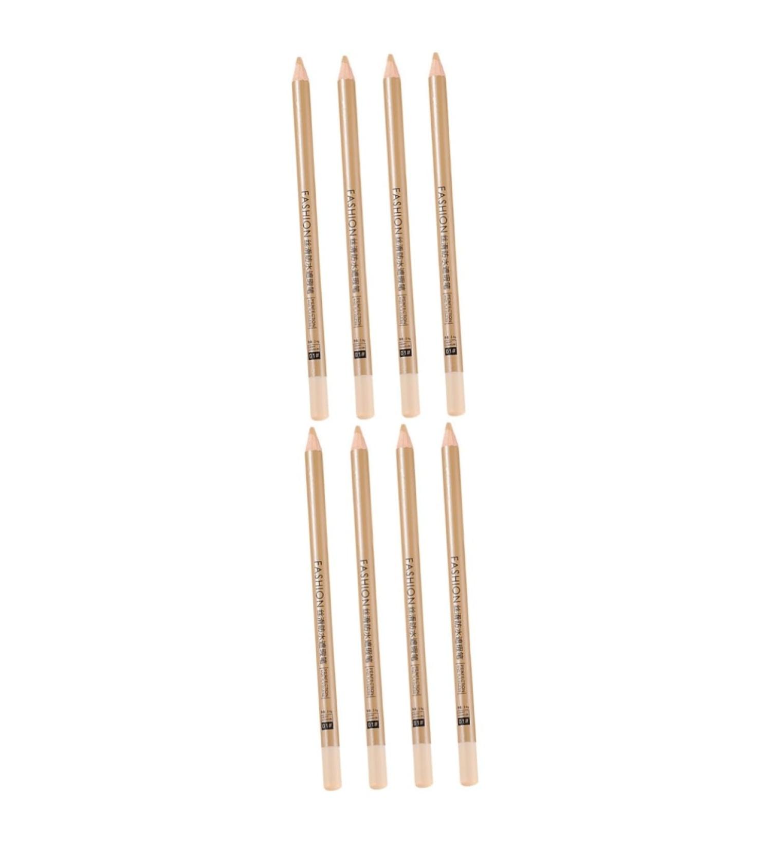 Healvian 8 Pcs Concealer Pen Blemish Concealer Cover up Makeup Concealer Korean Concealer White Wooden - Buy Online on GoSupps.com