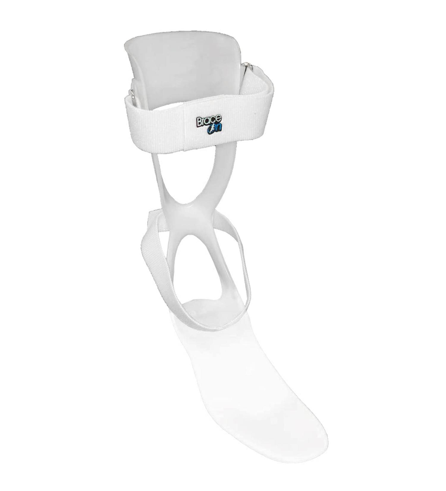 BraceOn AFO Swedish Ultra Lock Drop Foot Stabilizer - Women Right | Moldable Lightweight Polyethylene - Buy Online on GoSupps.com