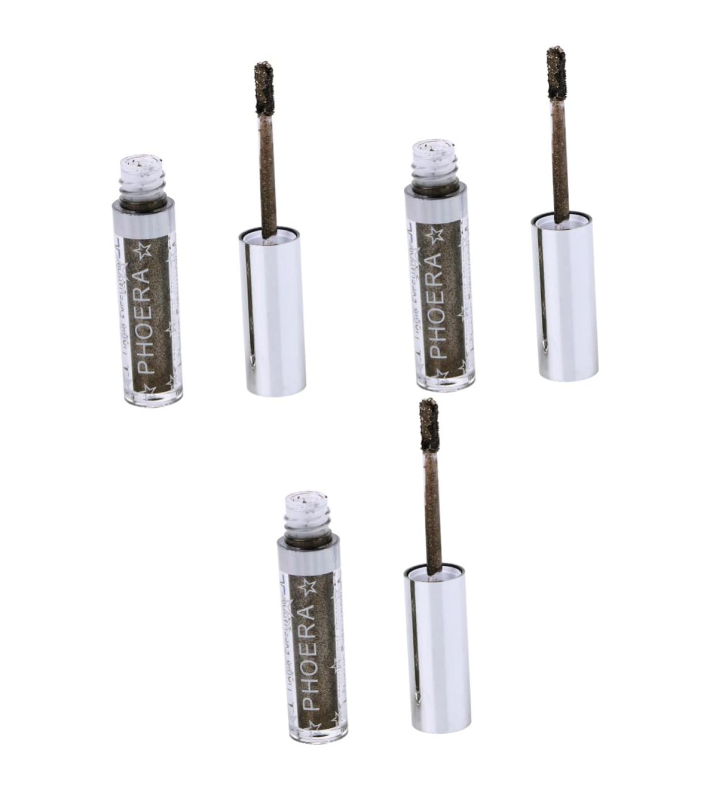 NOLITOY 3pcs Eyeshadow Glitter Liquid Eyeliners Glow Sparkling Eyeliner Women Makeup Eye Shadow Water-based 1 count (Pack of 1) As Shownx3pcs - Buy Online on GoSupps.com