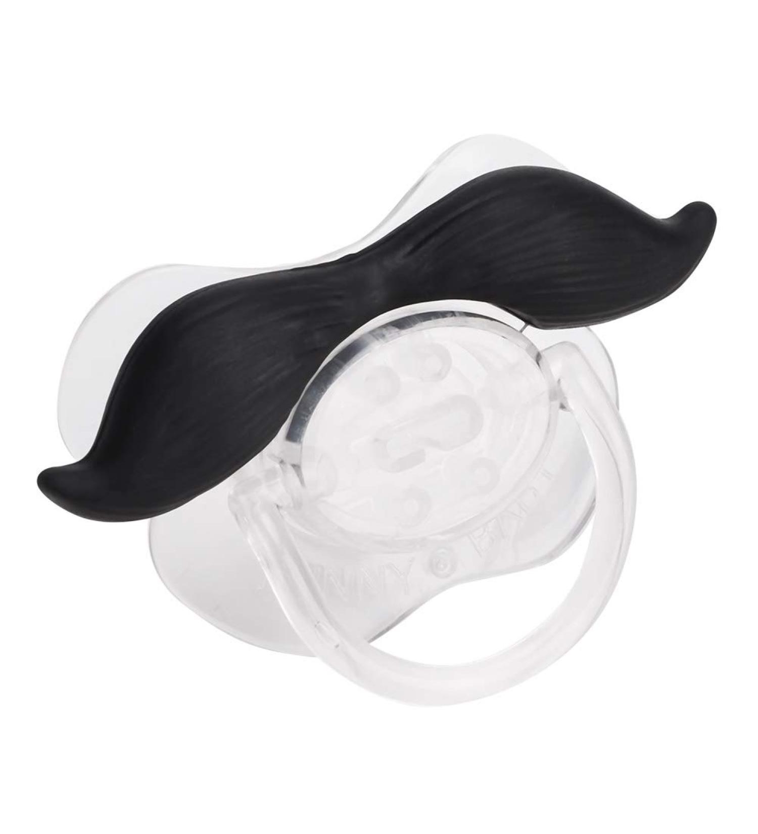 Funny Portable Pacifier for Babies & Men | Cute Kissable Lips & Mustache Design | Eco-Friendly Food-Safe Silicone - Buy Online on GoSupps.com