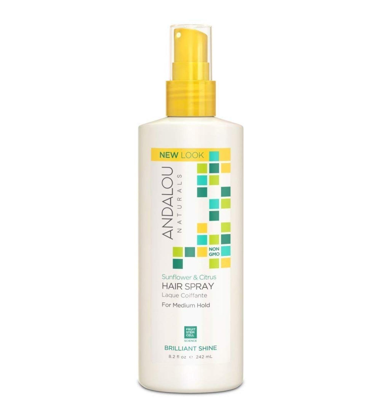 Andalou Naturals Medium Hold Hair Spray Sunflower and Citrus - 8.2 fl oz