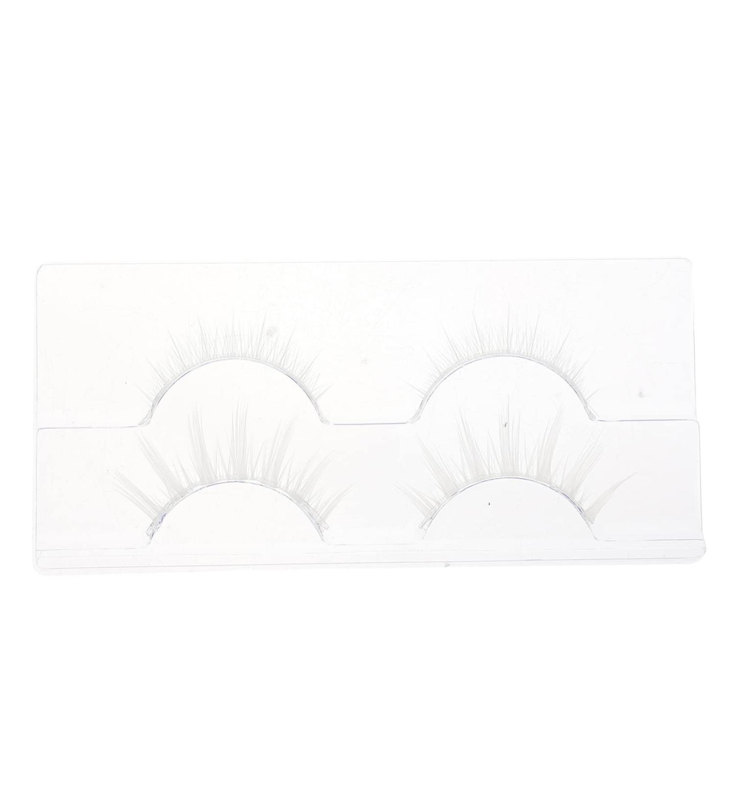 minkissy 2 Pairs White False Eyelashes Halloween Eyelashes Dramatic Cross Eyelashes Synthetic Fiber Eyelash Luxurious Eyelash Makeup Eyelashes Natural 3d Cosmetic Tool Chemical Fiber - Buy Online on GoSupps.com