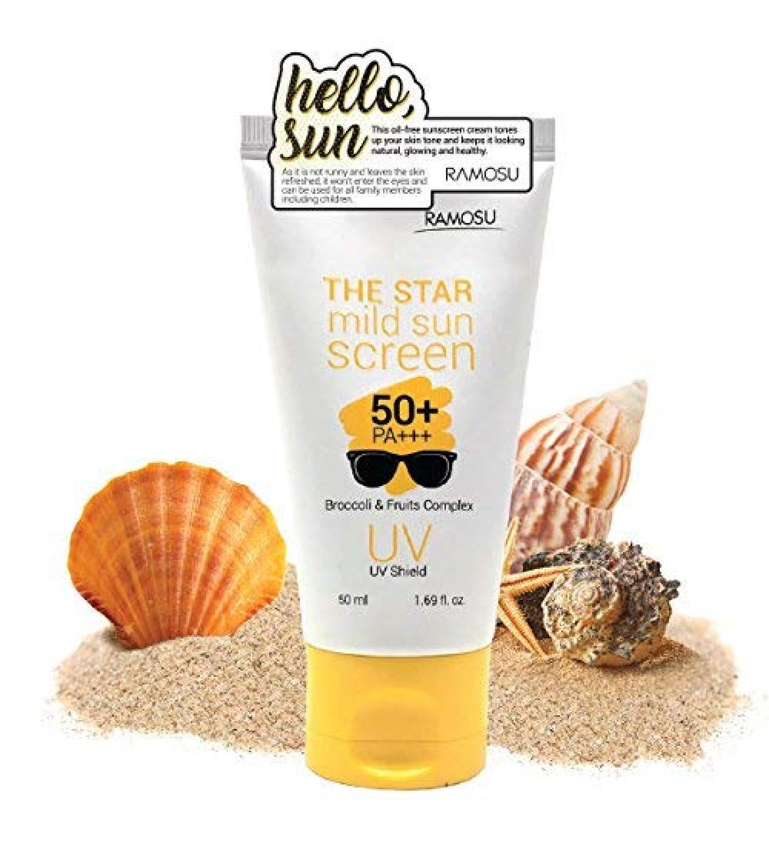 Age Shield Face Lotion SPF50+ PA+++ 50ml - Mild Sunscreen for Ultimate Protection - Buy Online on GoSupps.com