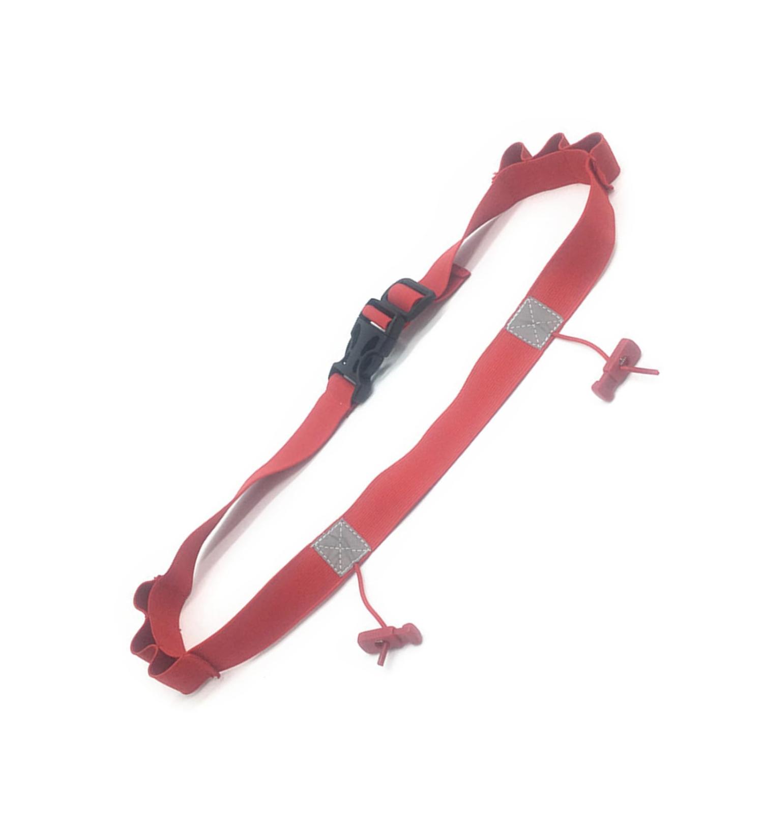 Running Number Belt with Elastic Gel & Reflective Strip | Ideal for Runners Cyclists & Triathletes - Hydration & Comfort in One - Buy Online on GoSupps.com