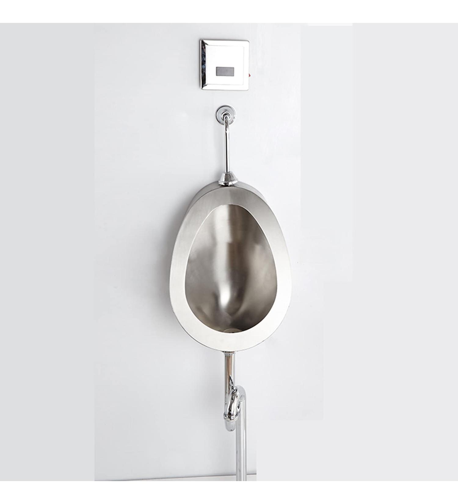 304 Stainless Steel Urinal Urinal Wall-Mounted Male Urinal Public Toilet Urinal Small Vertical Toilet Suitable for Home Hotel School - Buy Online on GoSupps.com