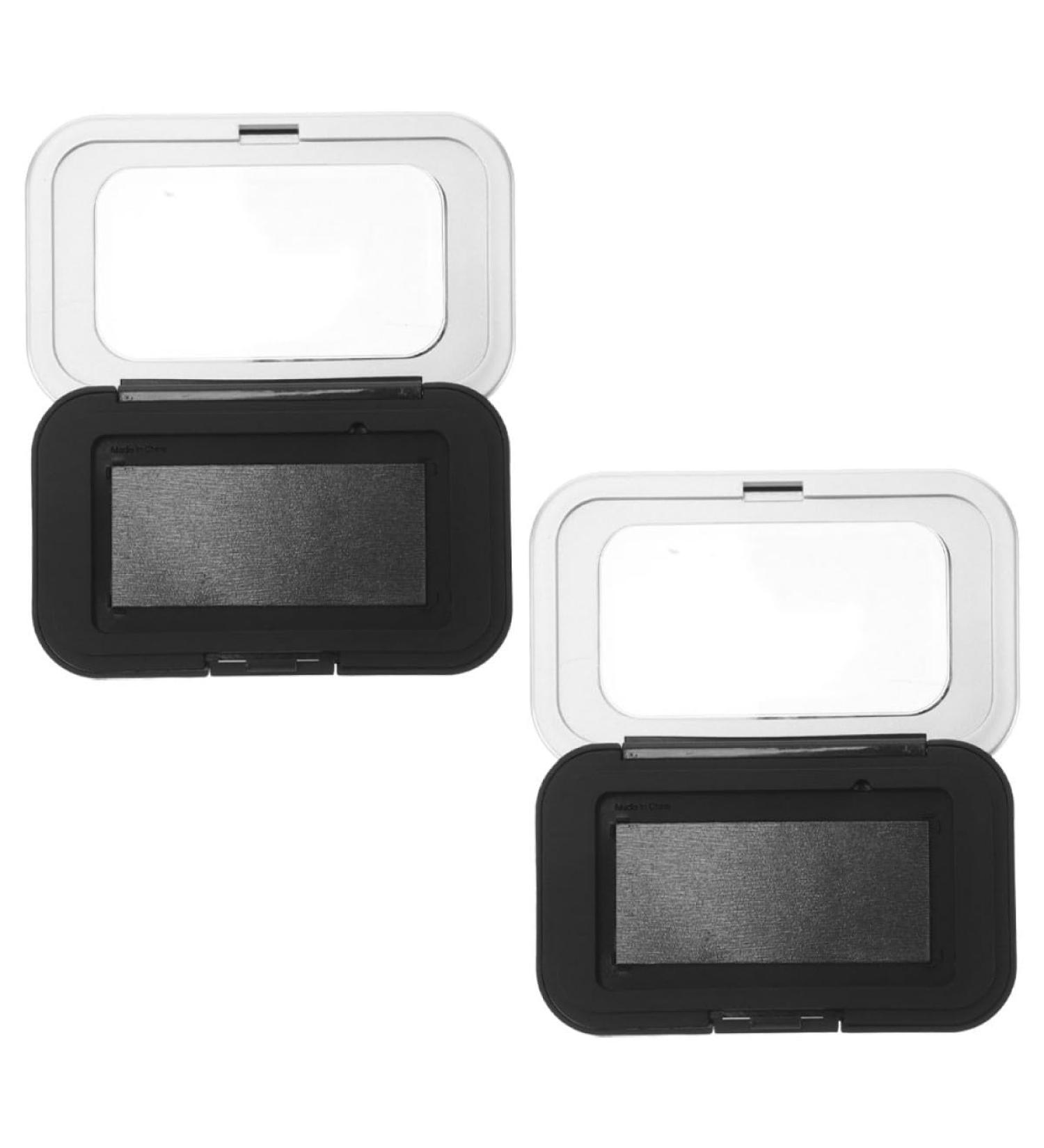 Healvian Lot de 2 Palettes Magn tiques de Maquillage Miroir Bo tes de Rangement Portables pour Fards Paupi res et Blush Mat riau Solide Palette de Maquillage DIY pour Voyage et Usage - Buy Online on GoSupps.com