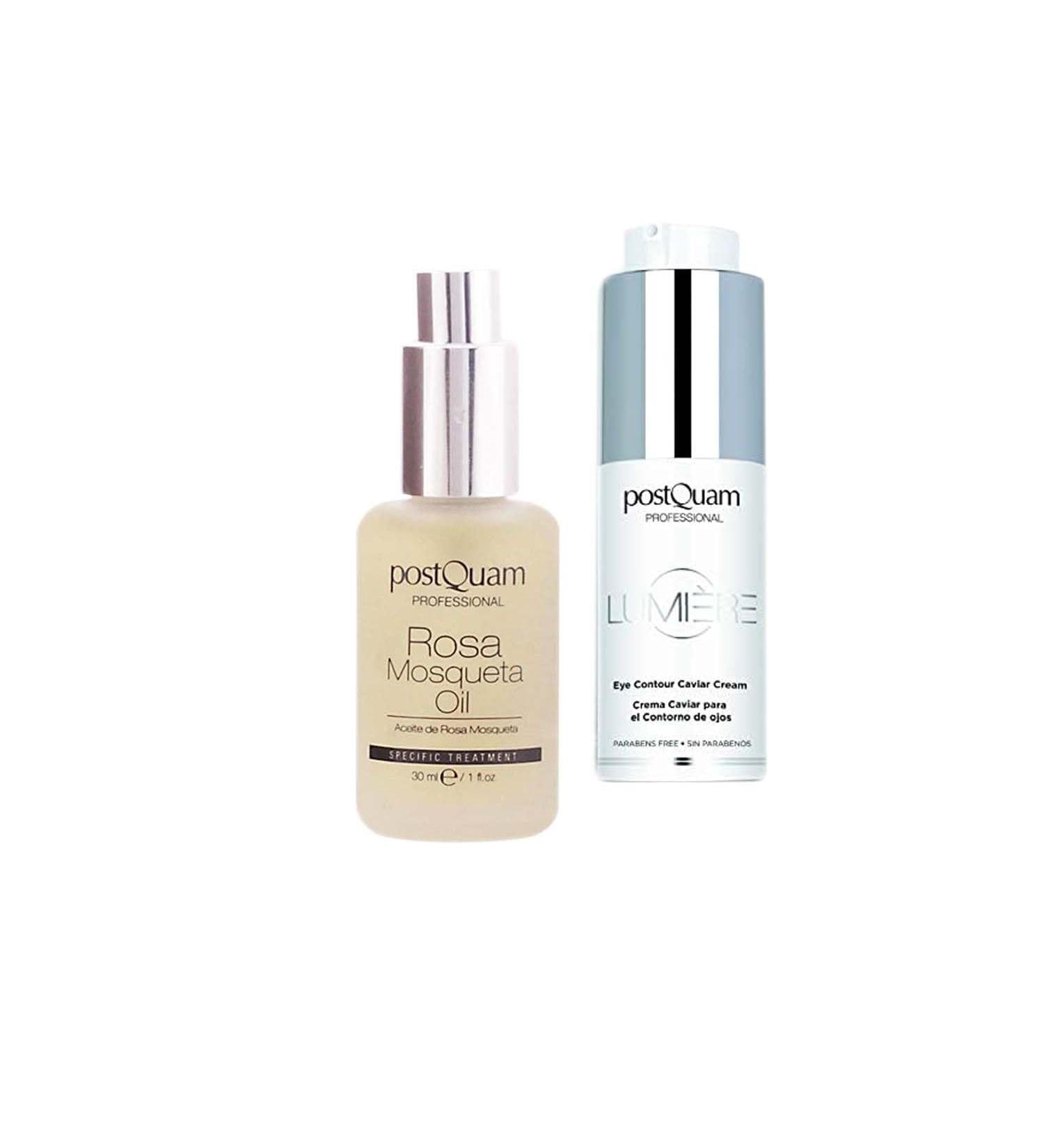 POSTQUAM (COMBO) Professional Rosehip Oil 30ml Professional Eye Contour Caviar Cream 20ml - Buy Online on GoSupps.com