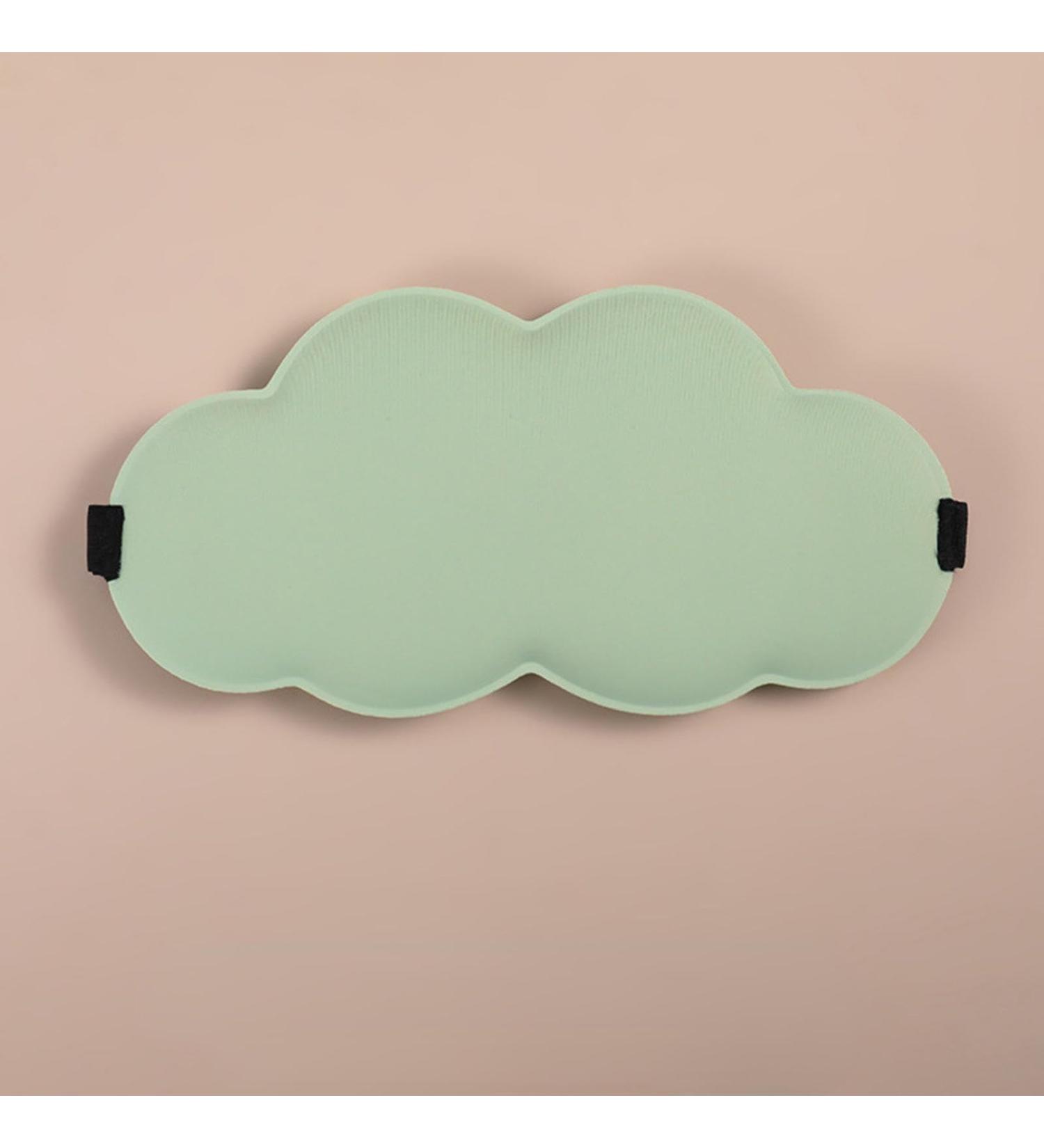 Cloud Eye Mask - Breathable & Traceless Double-Sided Warm/Cool Eye Mask for Nap & Sleep - Shading Green - Buy Online on GoSupps.com