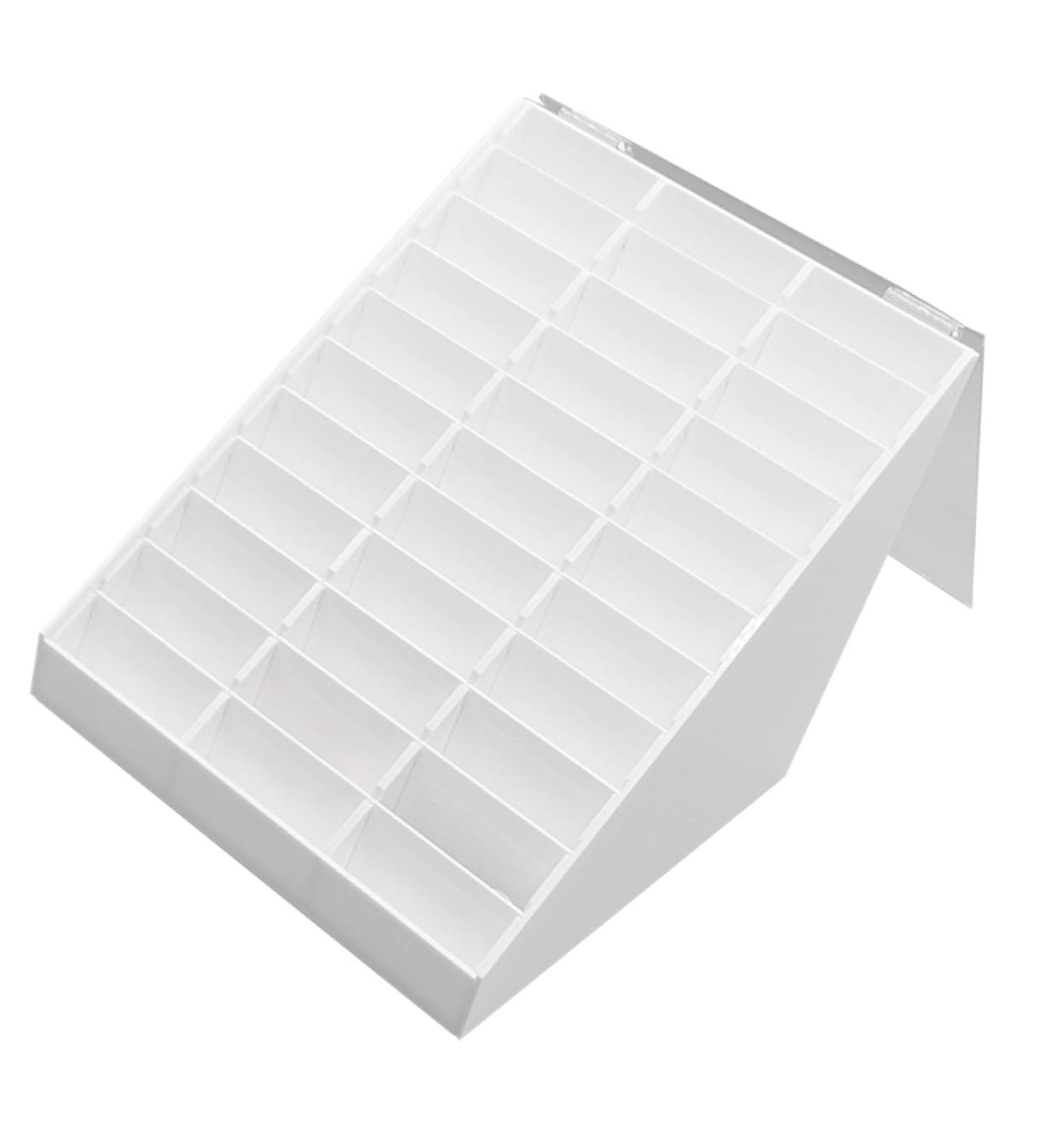 Healeved 1pc Nail Art Display Box Nail Polish Sample Display Nail Sample Display Board Manicure Display Board Nail Polish Display Rack Nail Gel Grid Display Stand White - Buy Online on GoSupps.com