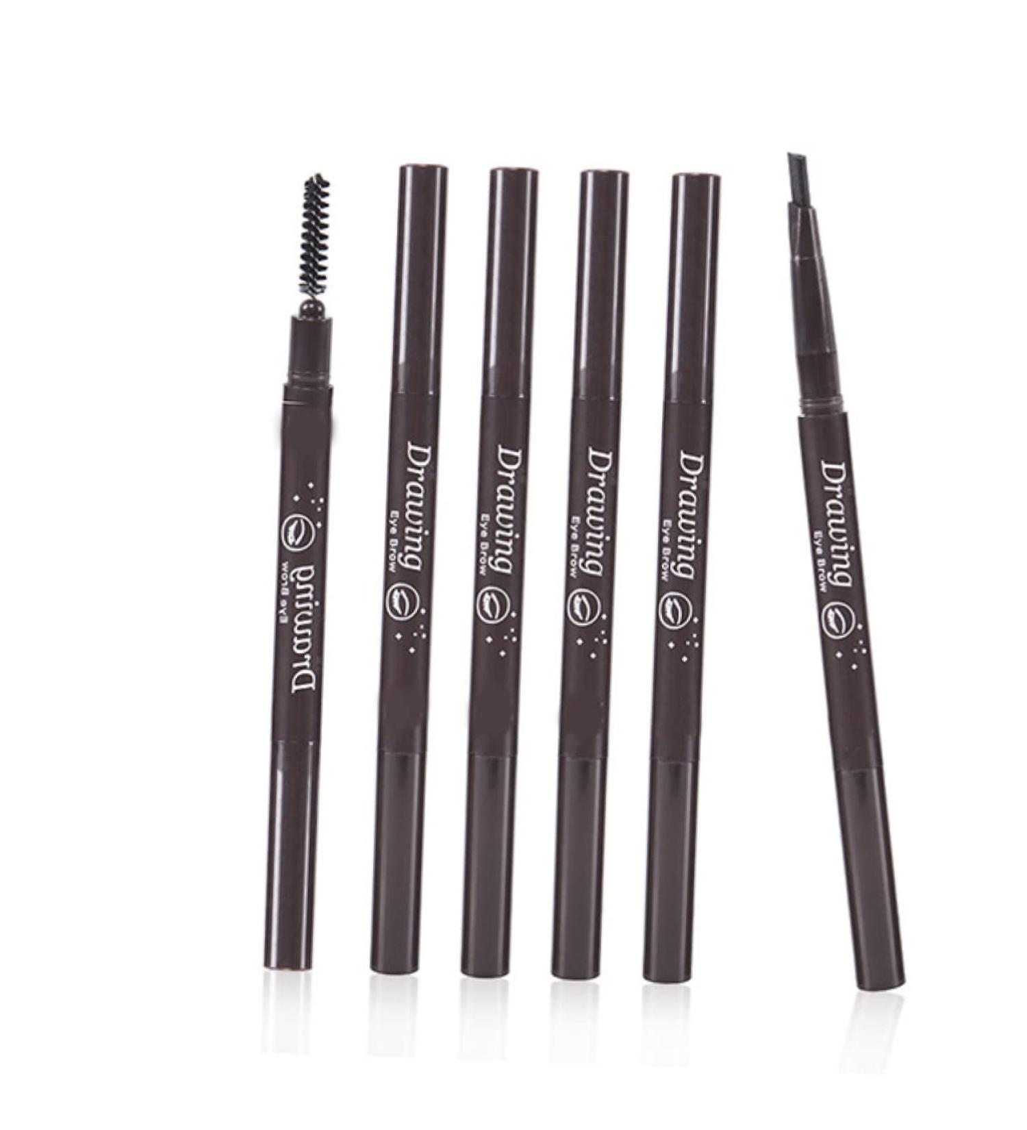 Mipcase 2 1 Black Eyebrow Pencil Eyebrow Brush Eyebrow Pencil Brush Makeup Filler 3d Automatic 1 count (Pack of 1) As Shown - Buy Online on GoSupps.com