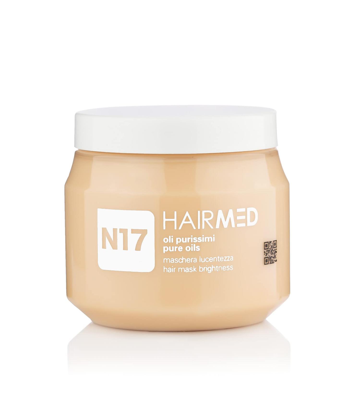  HAIRMED HAIRMED Hair Mask N17 Softening and Shining Hair Mask with Argan Macadamia and Jojoba Oils 250 ml - Buy Online on GoSupps.com