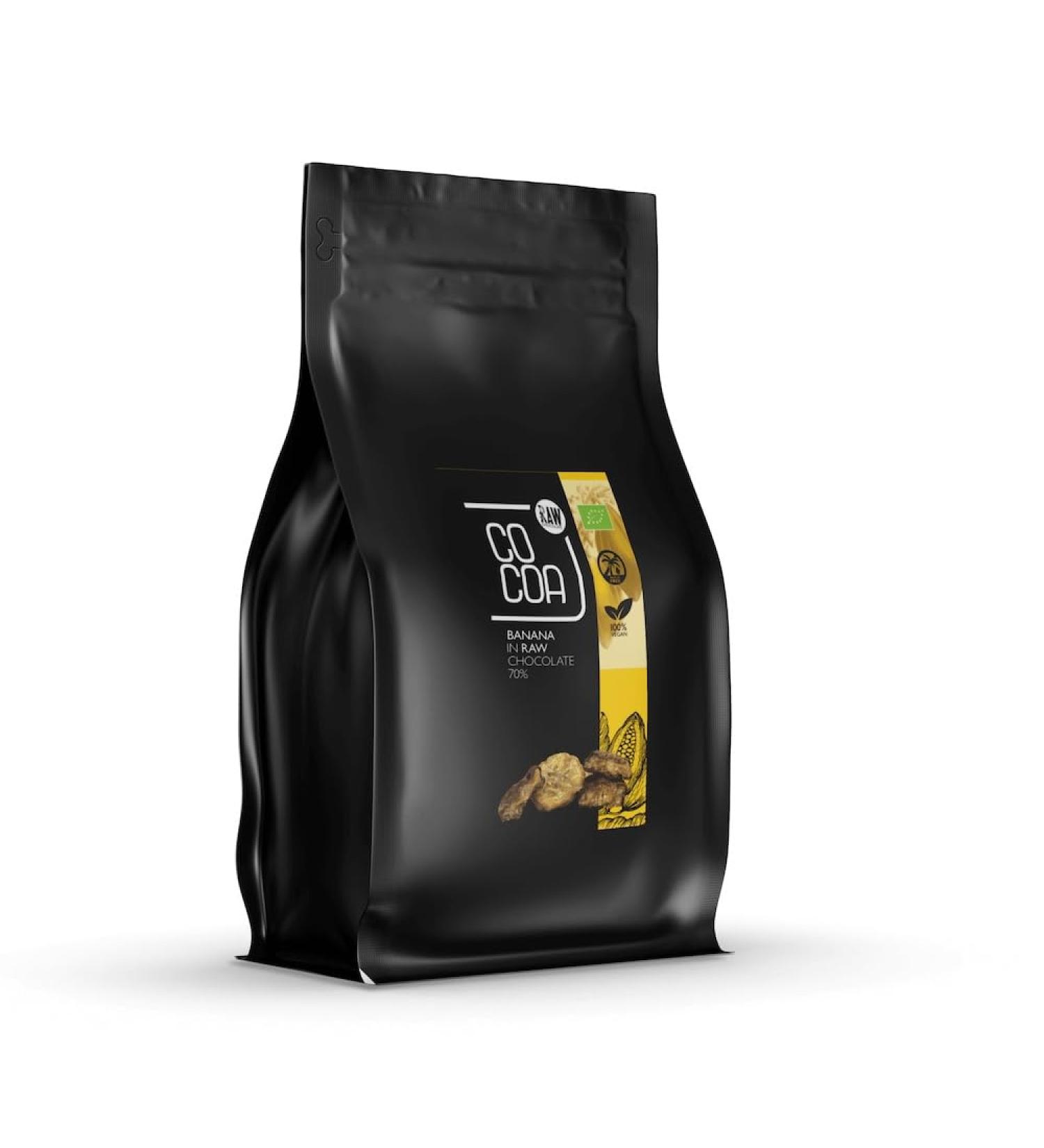  Co coa CO COA Organic Dark Chocolate Bananas 70% 200g Dark chocolate made with raw cacao no white sugar vegan gluten-free lactose-free Favorite dark chocolate dessert - Buy Online on GoSupps.com