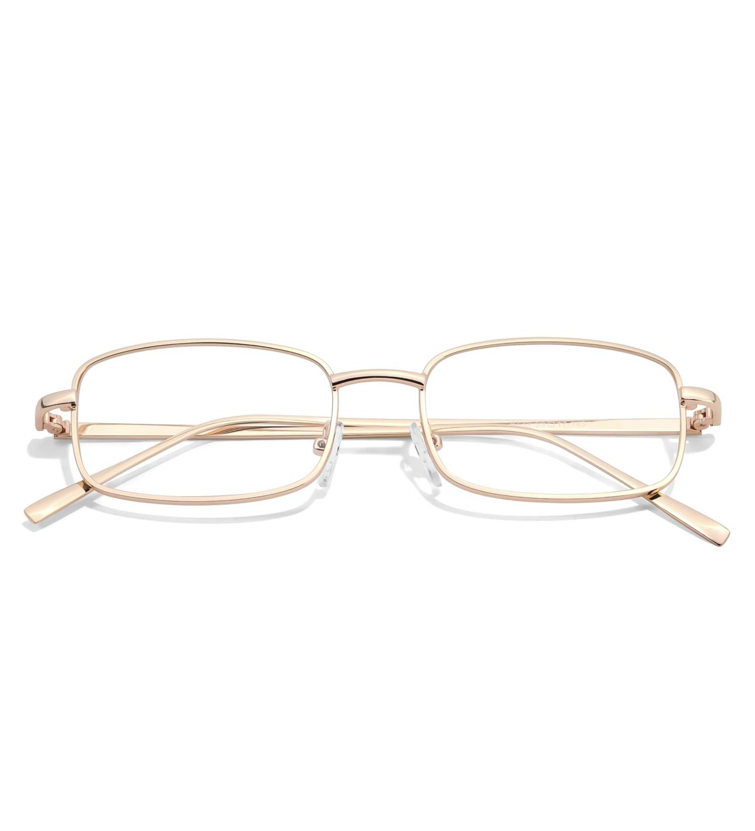 Siphew Blue Light Filter Glasses - Unisex Anti-Blue Light Glasses for PC Gaming | Stylish Gold Design - Buy Online on GoSupps.com