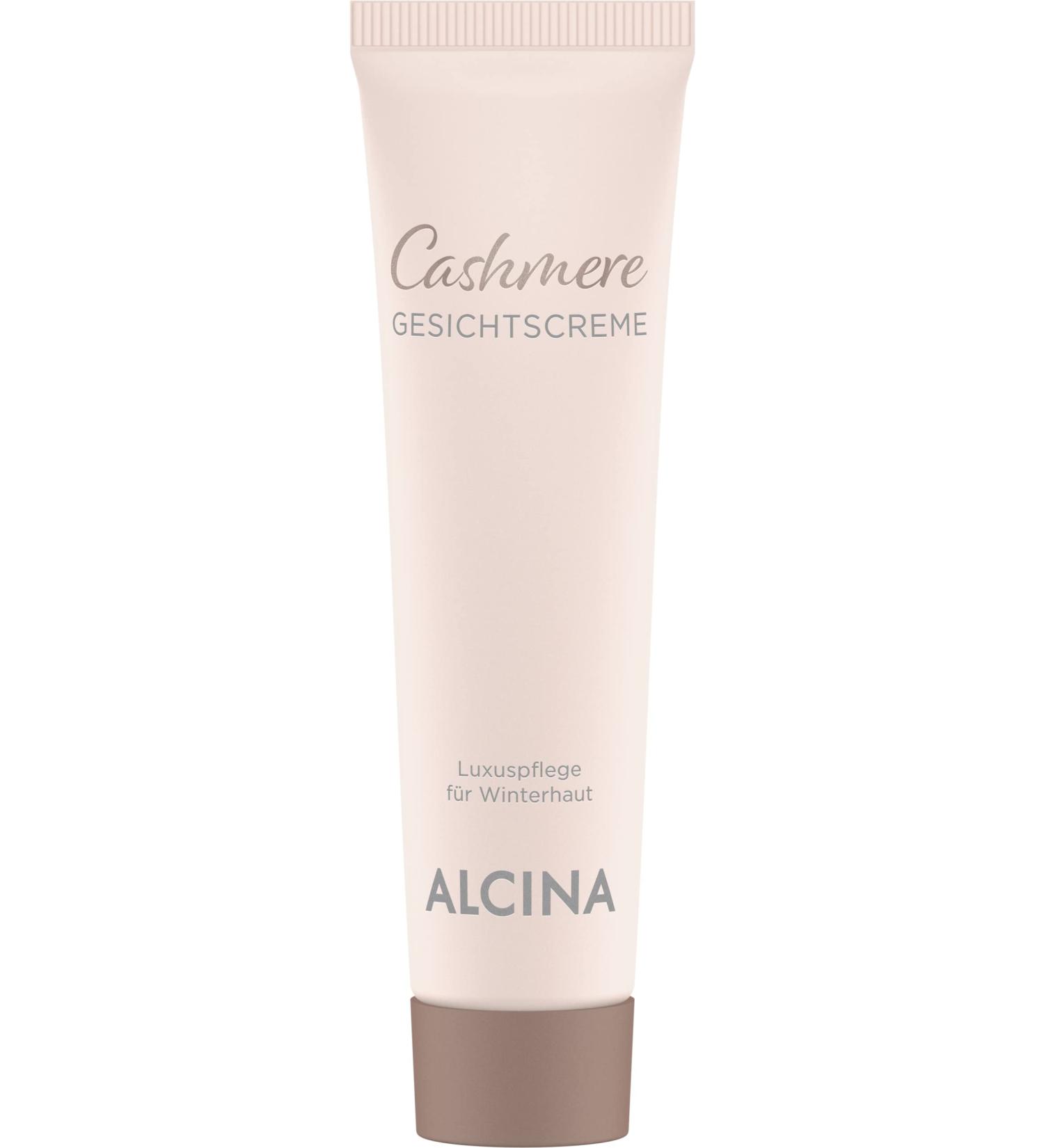 ALCINA Cashmere facial cream 1 x 15 ml smoothes dry and damaged winter skin with elegant cashmere extract