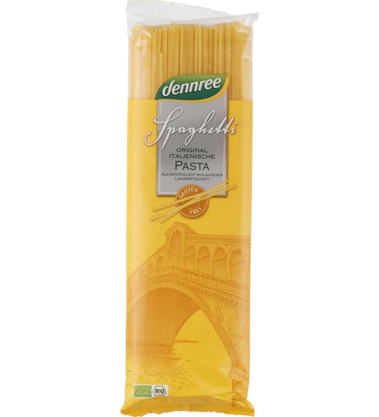dennree dennree Organic Gluten Free Spaghetti with Corn and Rice Flour (6 x 500g)