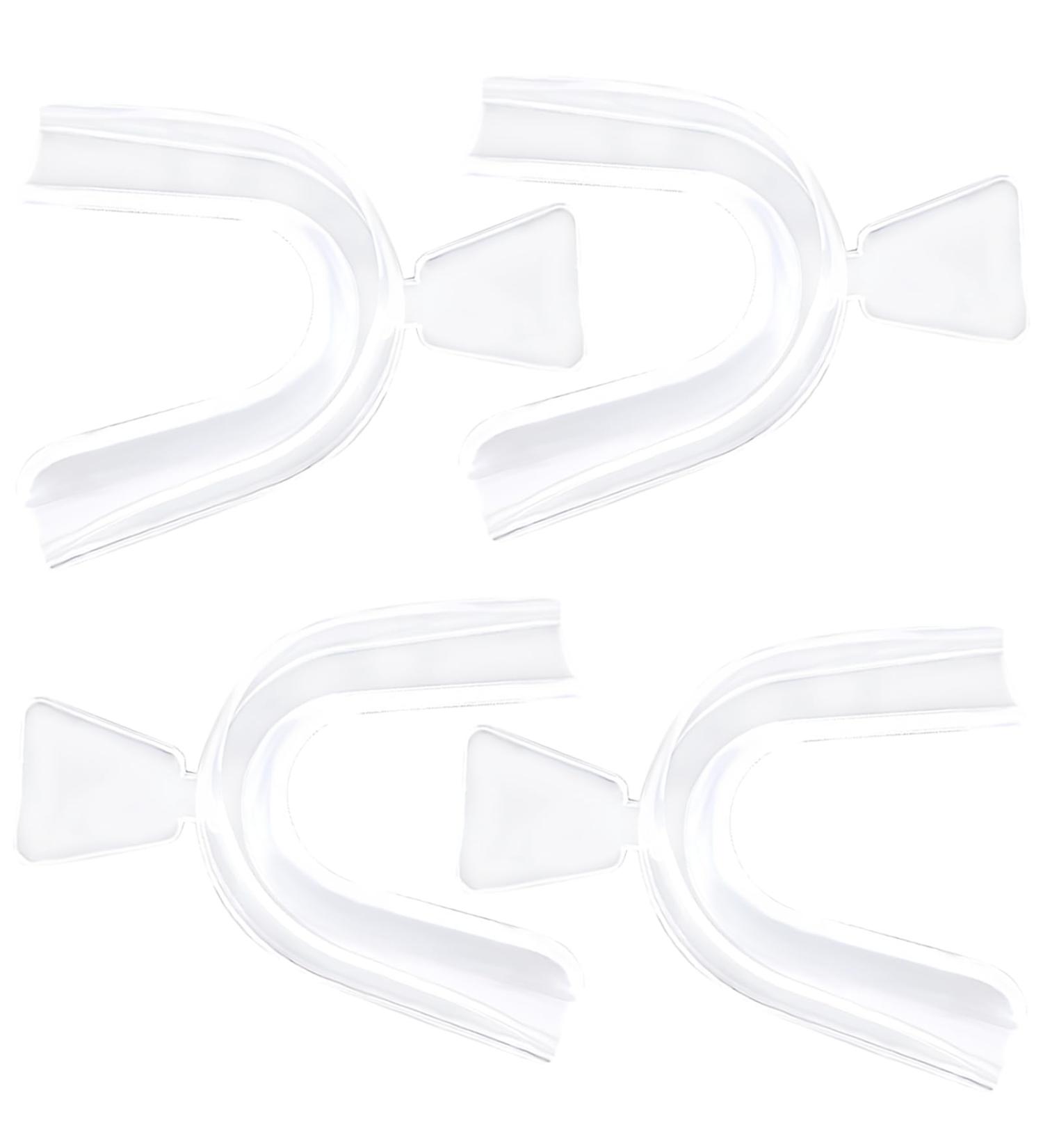 4Pcs Moldable Teeth Whitening Mouth Trays - Dental Oral Care Kit for Teeth Whitening, Bleaching, Grinding & Protection - Buy Online on GoSupps.com