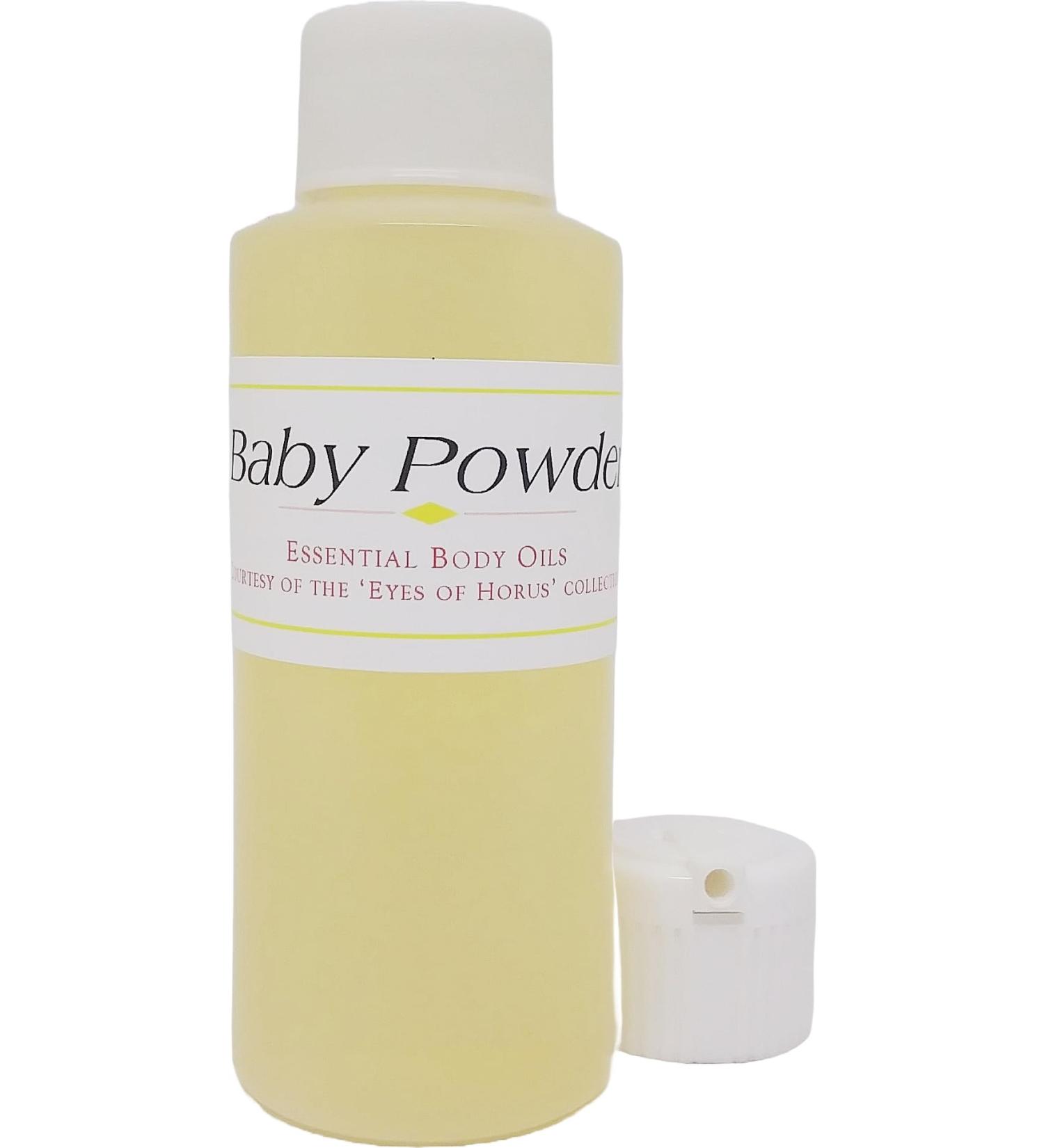 Baby Powder Scented Body Oil Fragrance Flip Cap - Gold - 2 oz. - ID#22584 2 Fl Oz (Pack of 1)