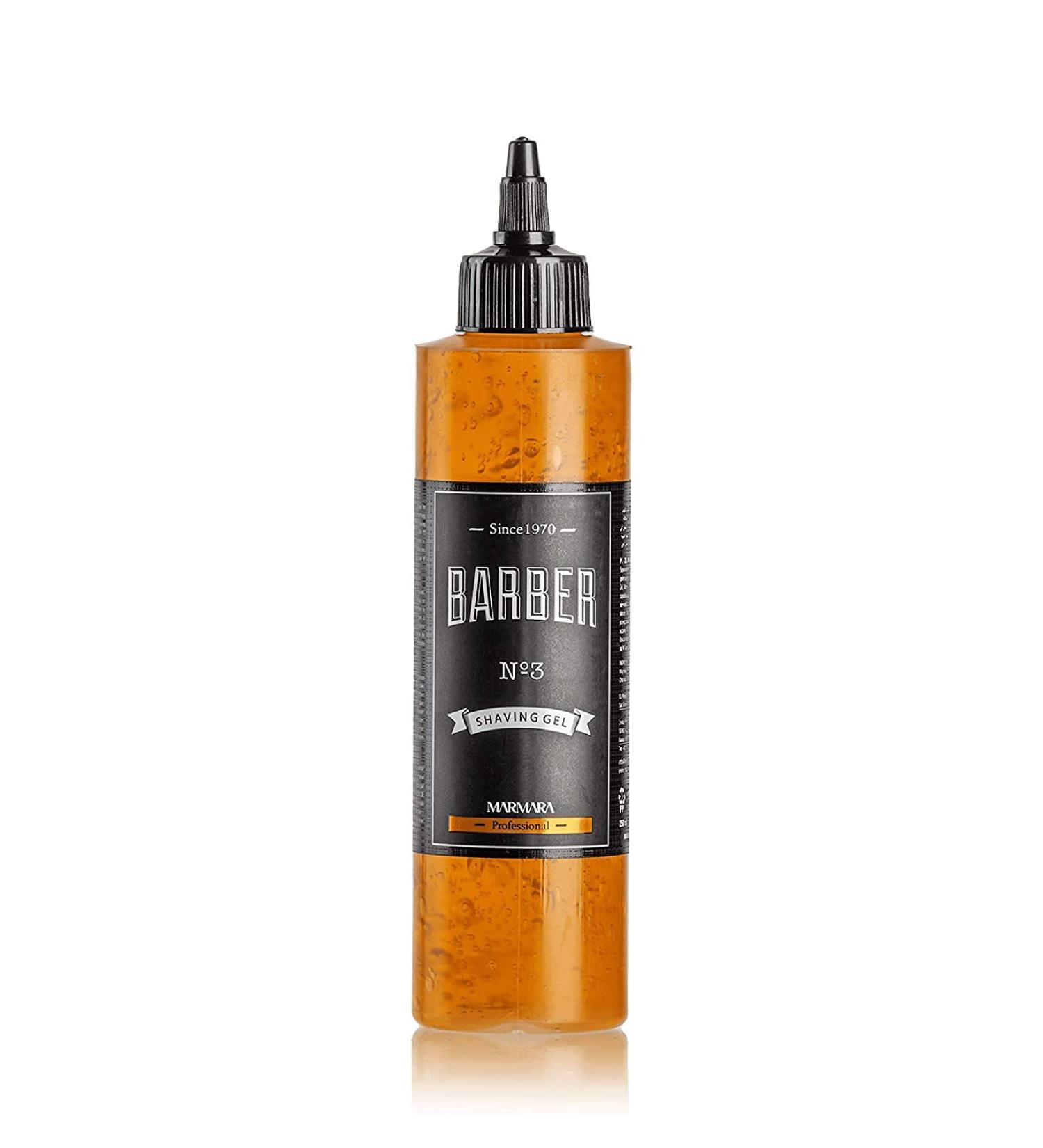 Barber Marmara Shaving Gel No3 (250ml) - Premium Squeeze Formula for Smooth Shaving | Buy Internationally - Buy Online on GoSupps.com