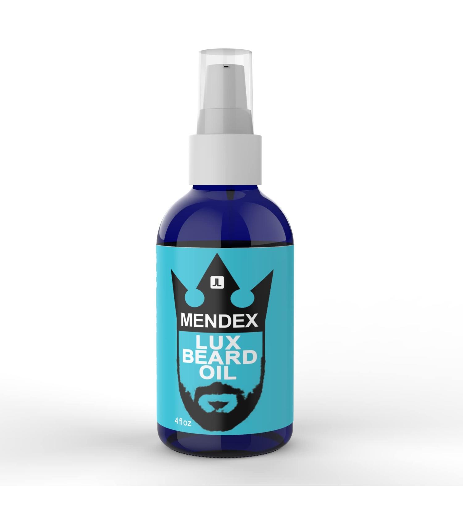 MENDEX Lux Beard Oil | Made in USA | Premium 4oz Beard Care for Men | Nourish & Style Beard - Buy Online on GoSupps.com