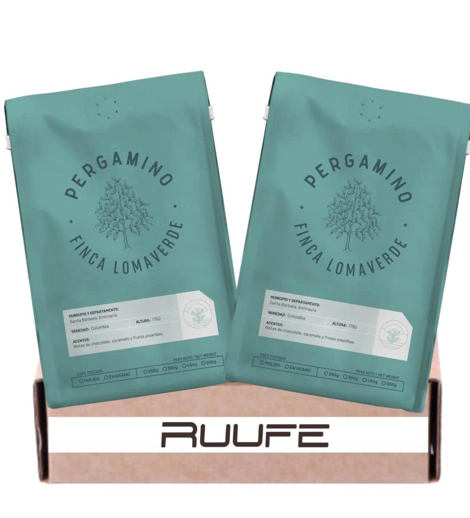 Whole bean Pergamino coffee (Pck of 2) 12.6 oz Sweet and soft Pergamino Colombian Coffee Bean Coffee Whole Bean Colombian Coffee Cafe Pergamino - Buy Online on GoSupps.com