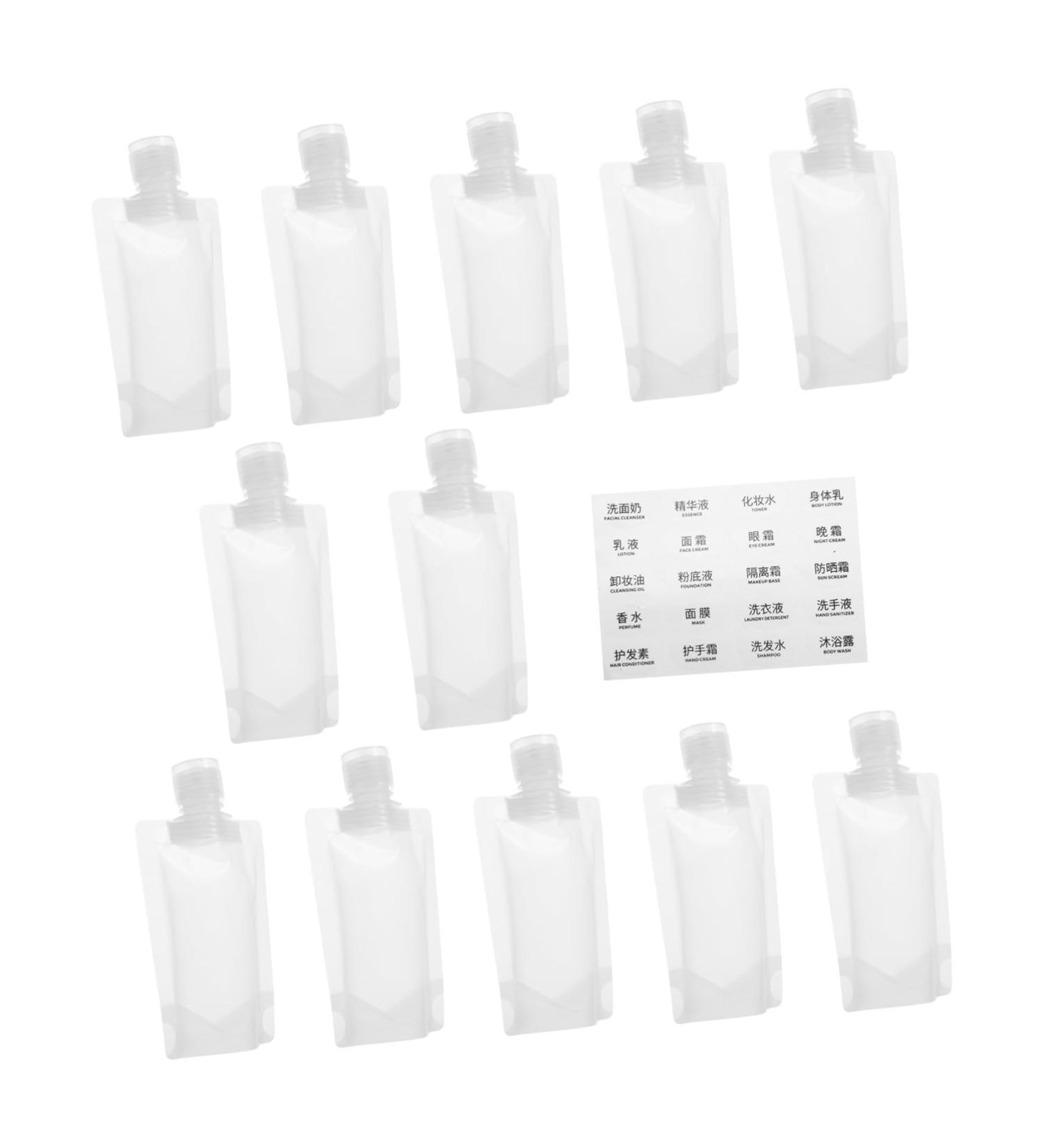 Beaupretty 1 Set Lotion Bag Stand Hand Soap Pouch Lotion Squeeze Bags Storage Bags Essential Lotion Storage Pouch Transparent Squeeze Bag Squeezable Bags Pp Sample Bag Travel Filling - Buy Online on GoSupps.com