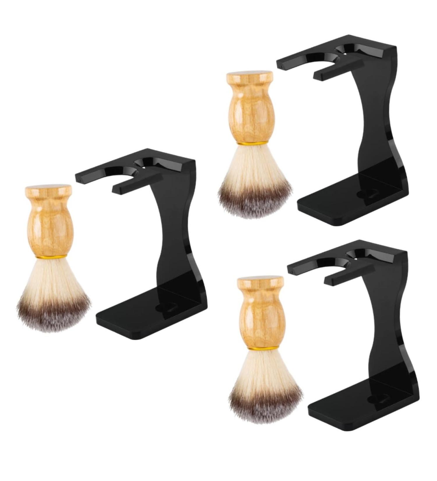 Frcolor 3 Sets Razor Set - Premium Acrylic Barber Razor Syanizer Shell & Face Brush for Men | International Shipping Available - Buy Online on GoSupps.com