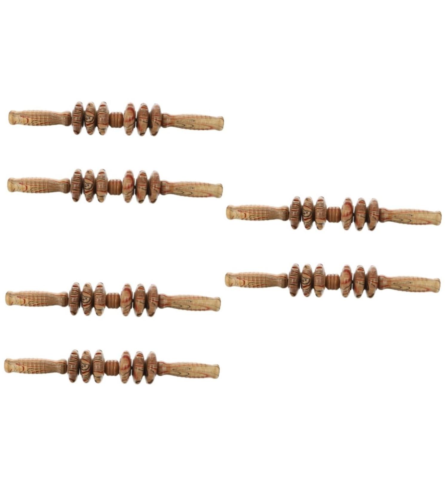 Minkissy 6-Piece Six-Wheel Massager Set | Back Roller & Hand Tools for Body Massage | Trigger Scooter & Abdominal Massage Device - Buy Online on GoSupps.com