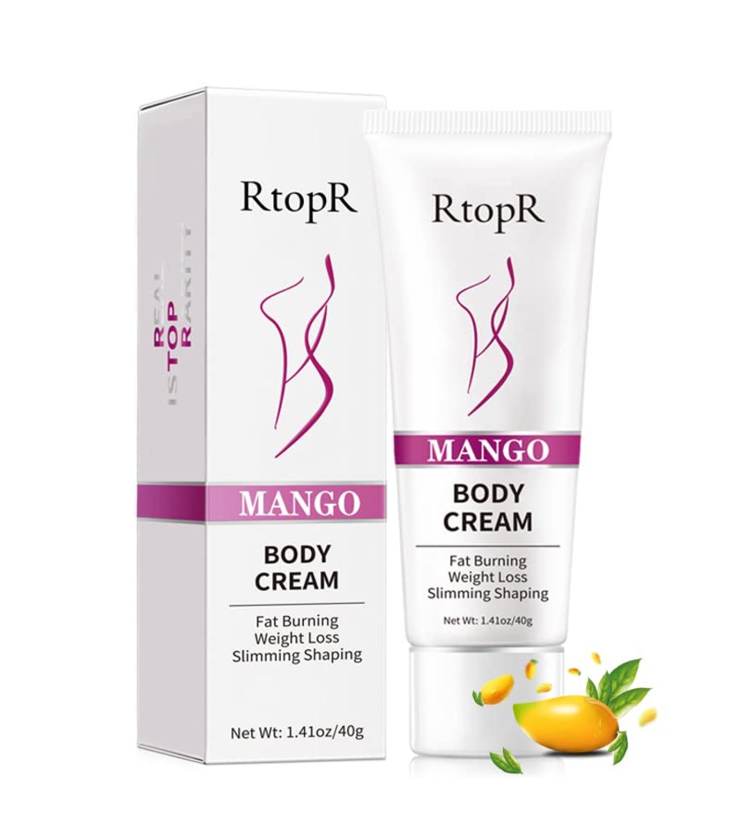 RtopR Mango Anti Cellulite Slimming Cream - Fat Burning & Weight Loss Formula - Buy Online on GoSupps.com