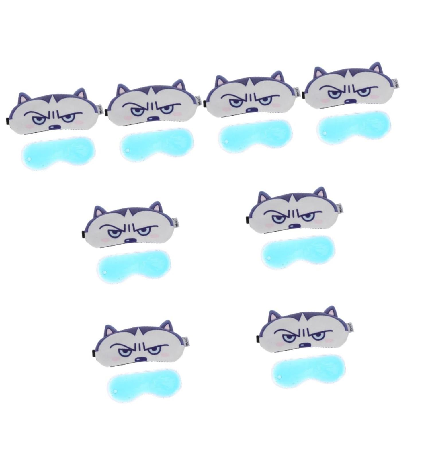 Fomiyes 8-Piece Cooling Eye Mask Set - Comfortable Migraine Relief & Sleep Mask for Swelling & Darkness - Buy Online on GoSupps.com