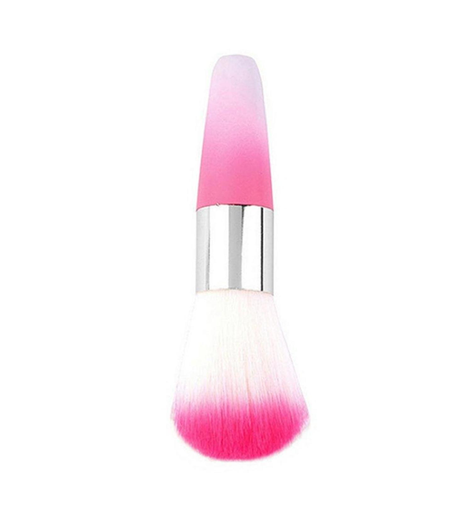 Premium Dust Brush for Nail Design - Perfect for Gel Nails & Powder Removal | Rose Color - Buy Online on GoSupps.com