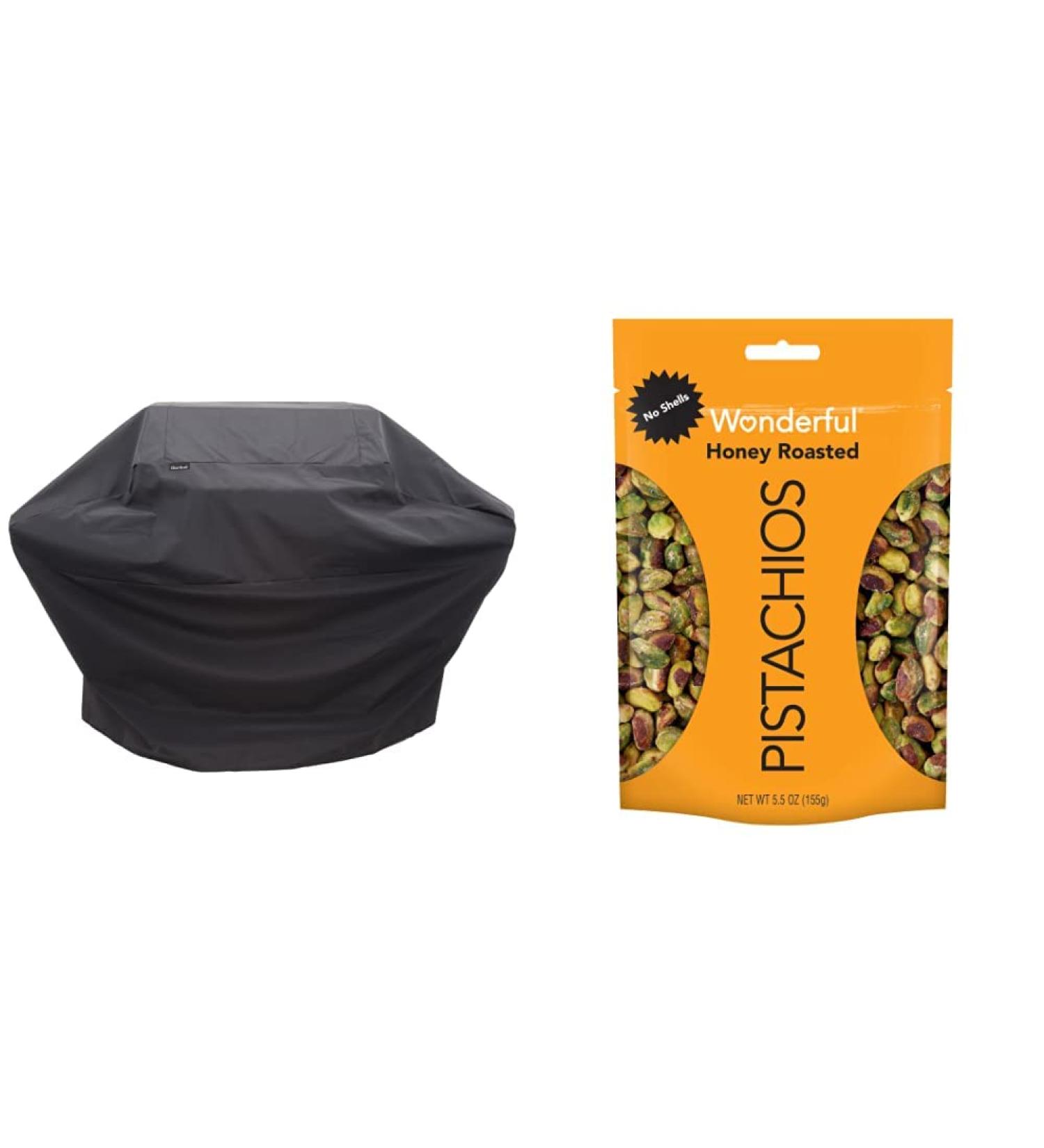 Char-Broil Performance Grill Cover 5+ Burner + Wonderful Pistachios No Shells Honey Roasted 5.5oz Resealable Pouch - Buy Online on GoSupps.com