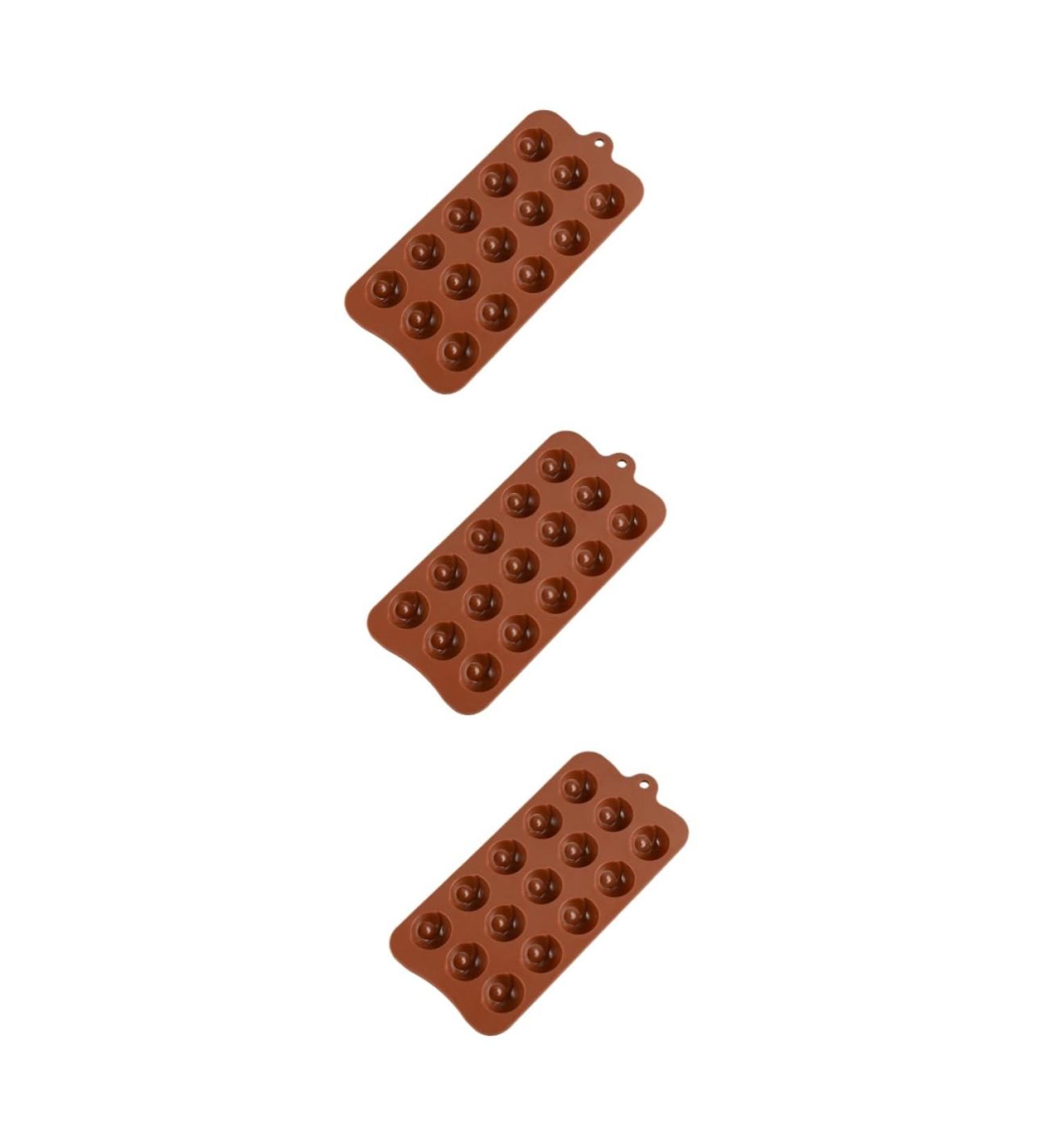 OUNONA 3pcs 15 Cake Mold Baking Molds Molder Cake Stencils Baking Pan Silicone Mold De para Gelatinas Ice Cube Molds Chocolate Mold Jelly mediumx3pcs Coffeex3pcs - Buy Online on GoSupps.com