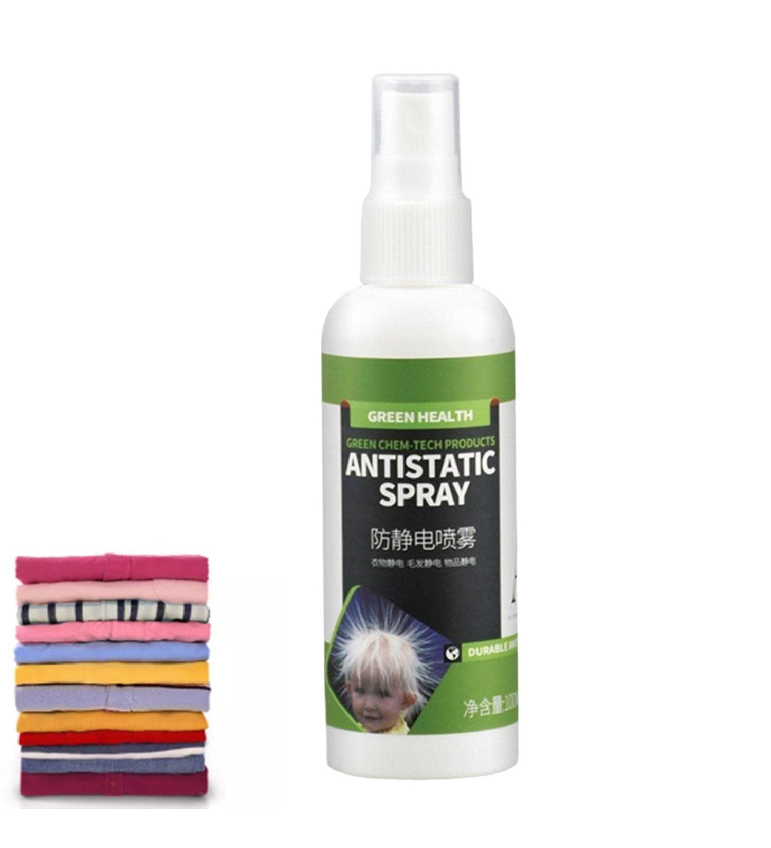2 Static Guard Spray Travel Size Static Guard Spray 100ml | Natural Static Cling Remover Anti-Static Spray Travel Size Hair Antistatic Spray Static Cling - Buy Online on GoSupps.com