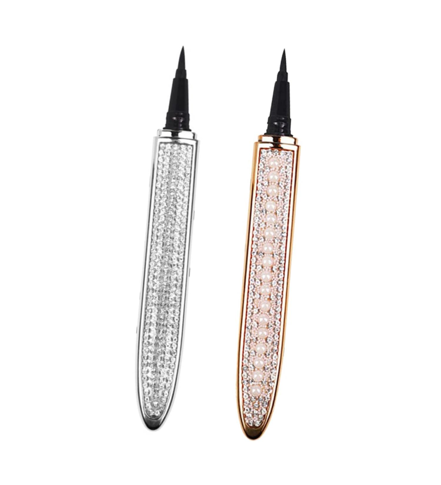 FRCOLOR 2pcs Diamond Eyeliner Rhinestone Eyeliner Metallic Eyeliner Eye Grooming Pens Water Proof Beauty Pen 1 count (Pack of 1) Assorted Color - Buy Online on GoSupps.com