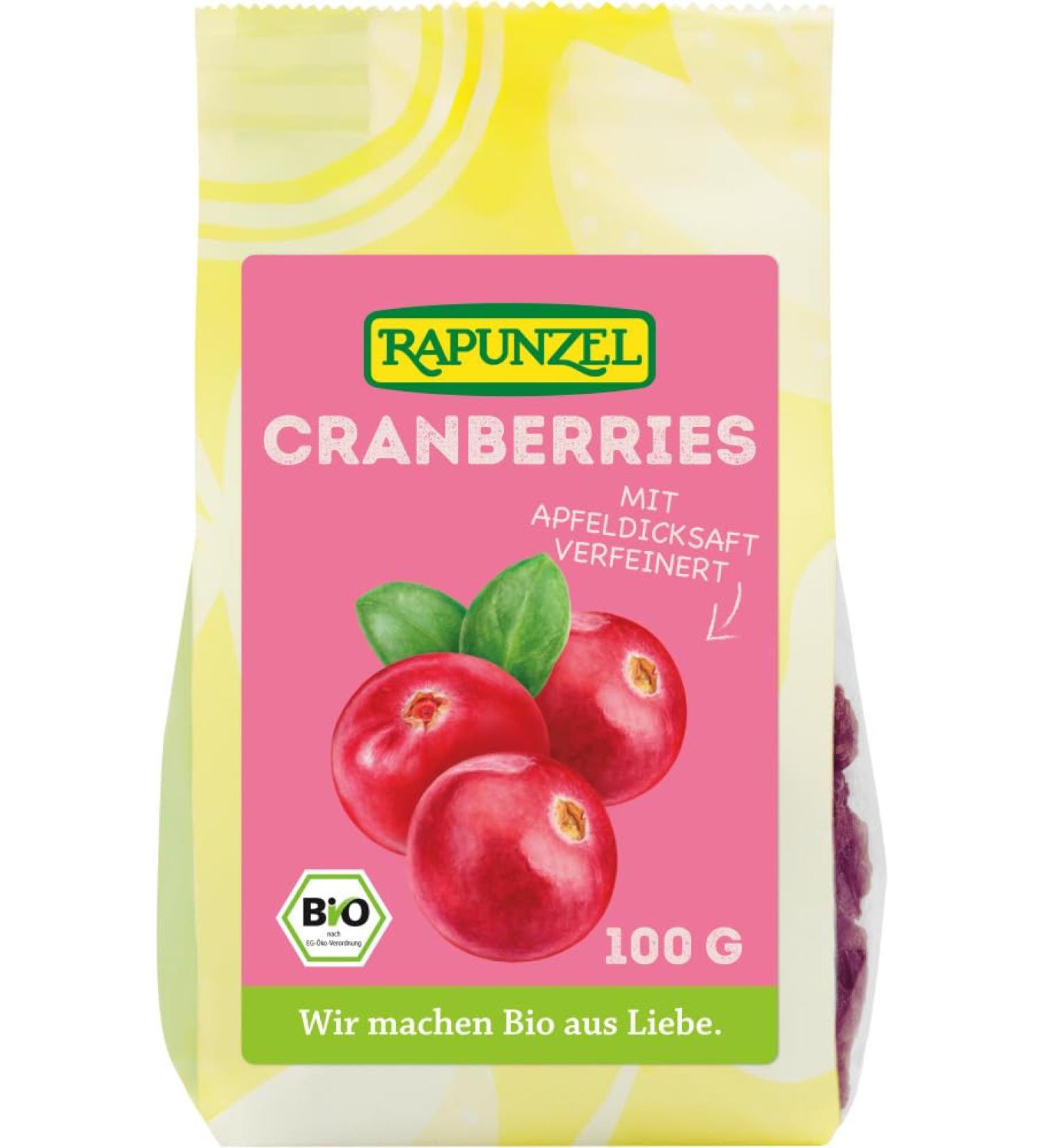 Rapunzel RAPUNZEL - Organic Cranberries 100 g